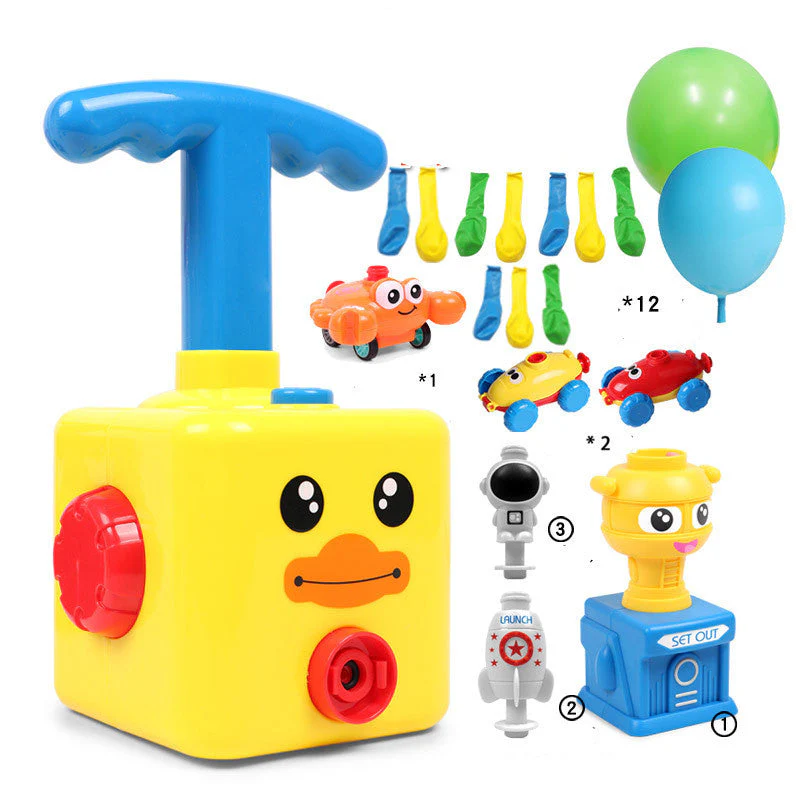 Power Balloon Launch Tower Toy Puzzle  Education Inertia Air Power Balloon Car Science Experimen Toy For Children Gift - Image 22