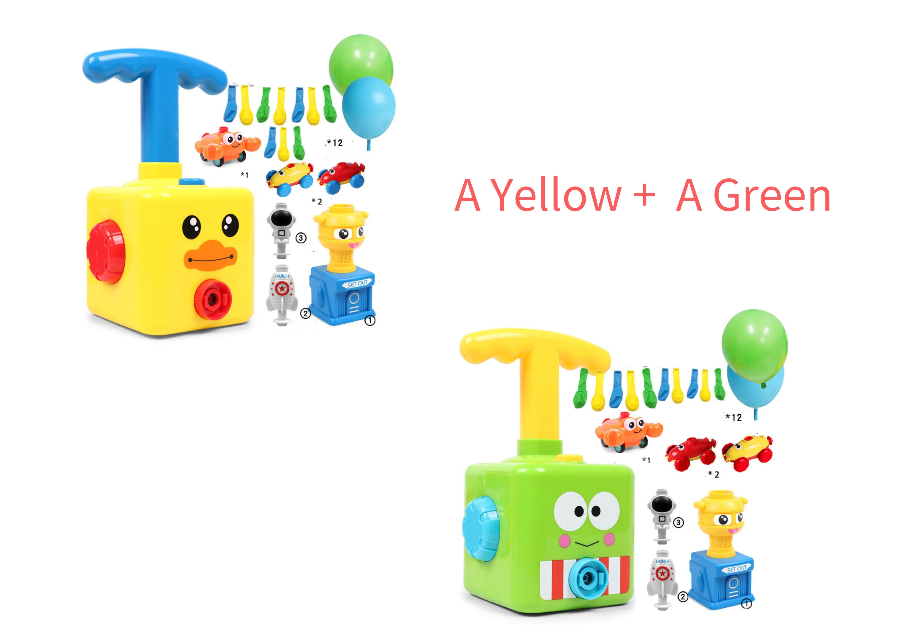 Power Balloon Launch Tower Toy Puzzle  Education Inertia Air Power Balloon Car Science Experimen Toy For Children Gift - Image 24
