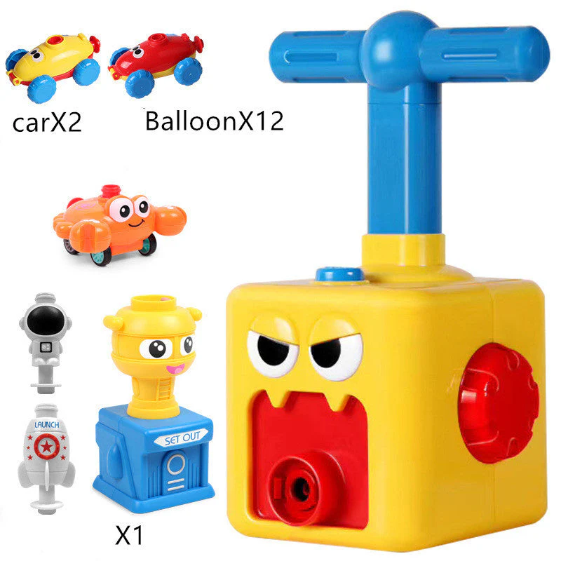 Power Balloon Launch Tower Toy Puzzle  Education Inertia Air Power Balloon Car Science Experimen Toy For Children Gift - Image 25