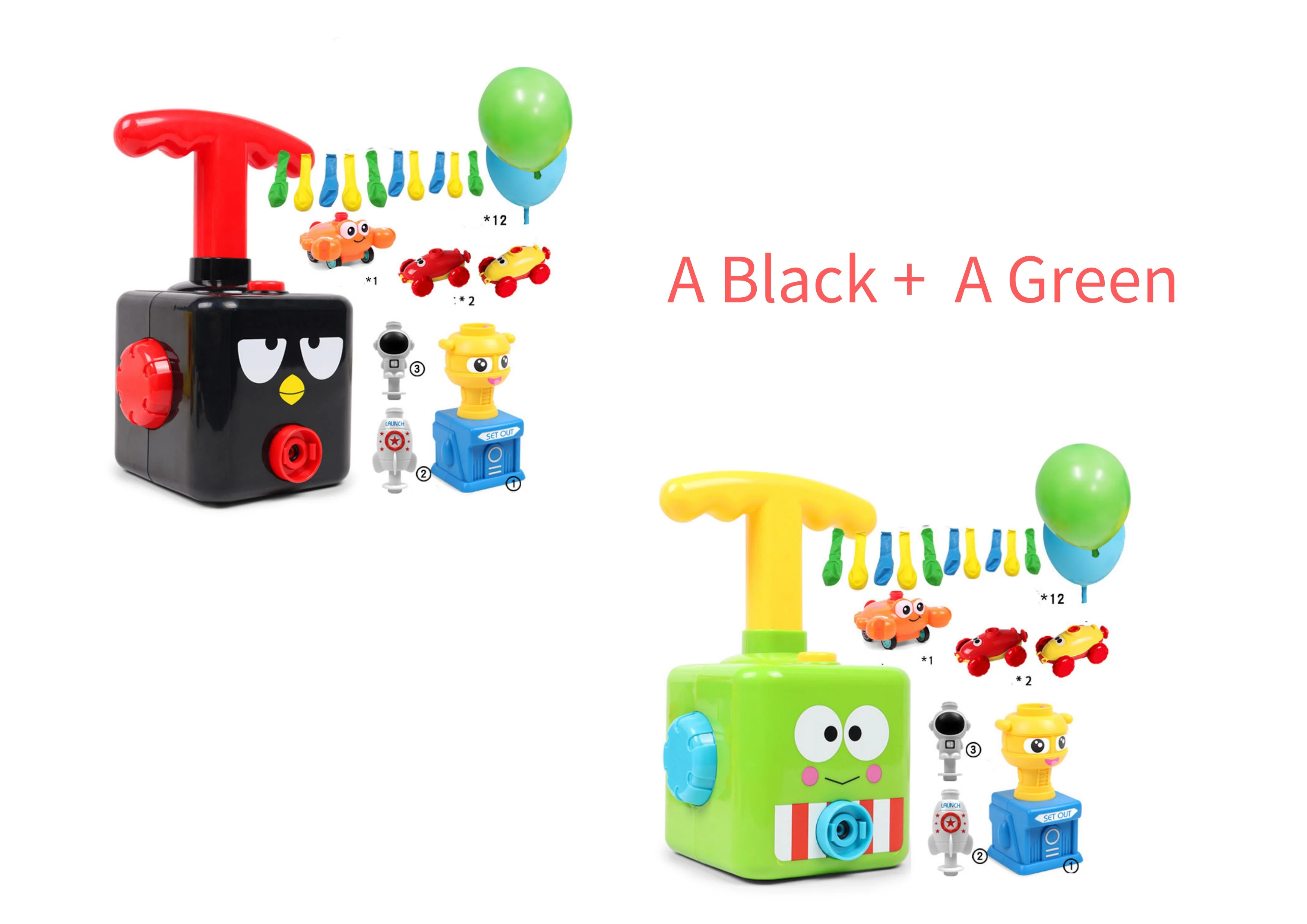 Power Balloon Launch Tower Toy Puzzle  Education Inertia Air Power Balloon Car Science Experimen Toy For Children Gift - Image 28