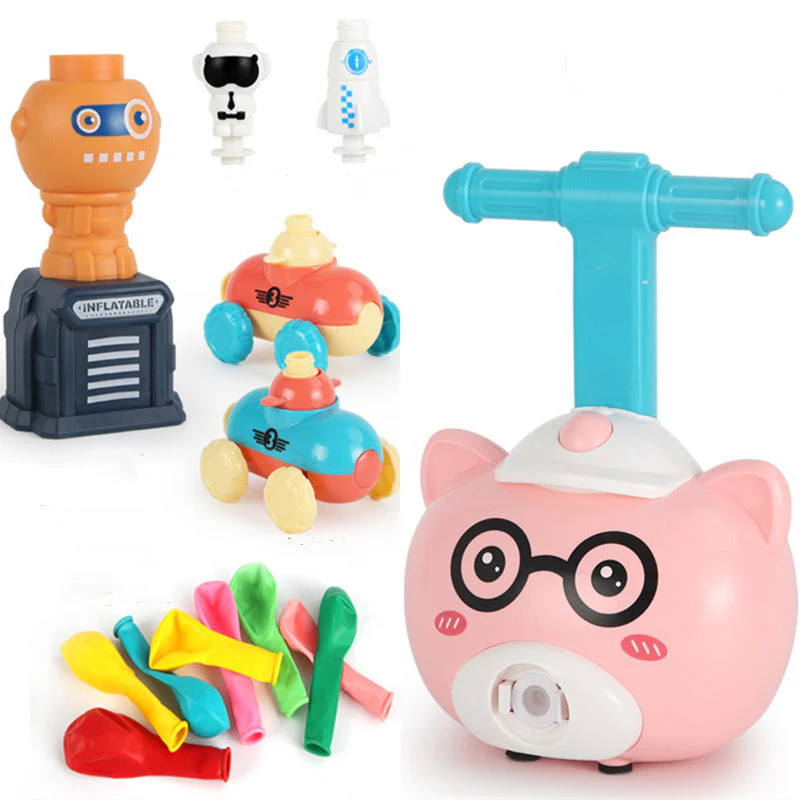 Power Balloon Launch Tower Toy Puzzle  Education Inertia Air Power Balloon Car Science Experimen Toy For Children Gift - Image 29