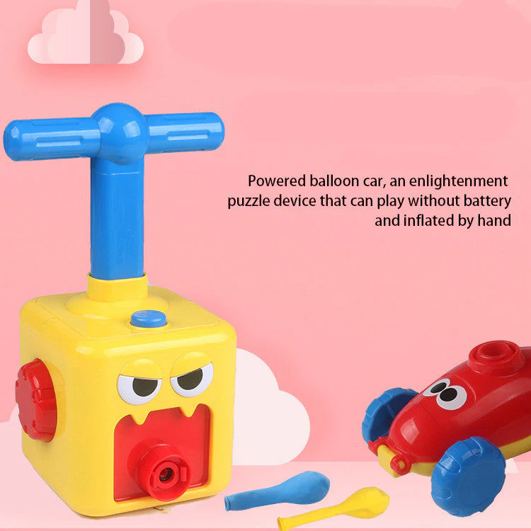 Power Balloon Launch Tower Toy Puzzle  Education Inertia Air Power Balloon Car Science Experimen Toy For Children Gift - Image 3