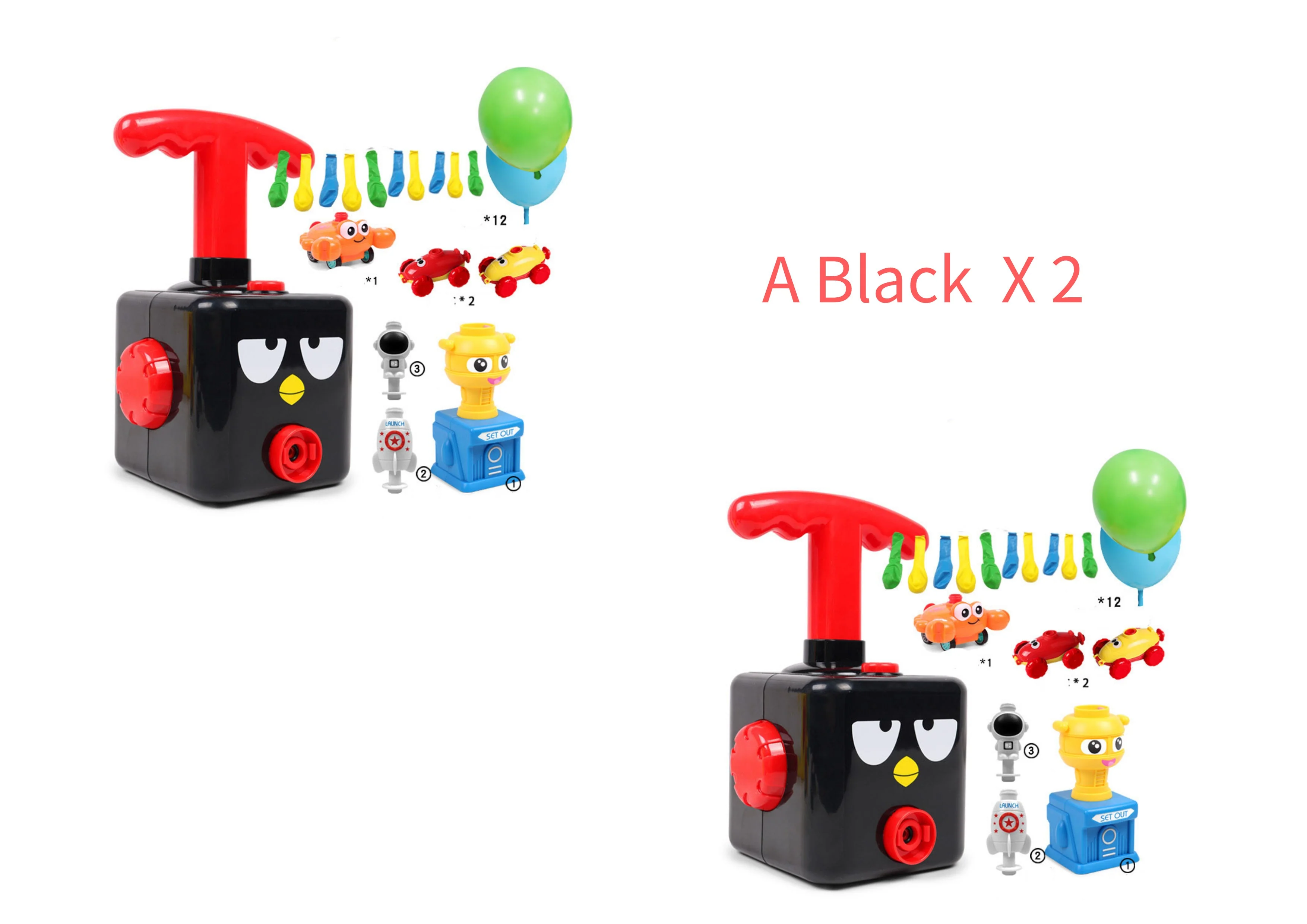 Power Balloon Launch Tower Toy Puzzle  Education Inertia Air Power Balloon Car Science Experimen Toy For Children Gift - Image 32