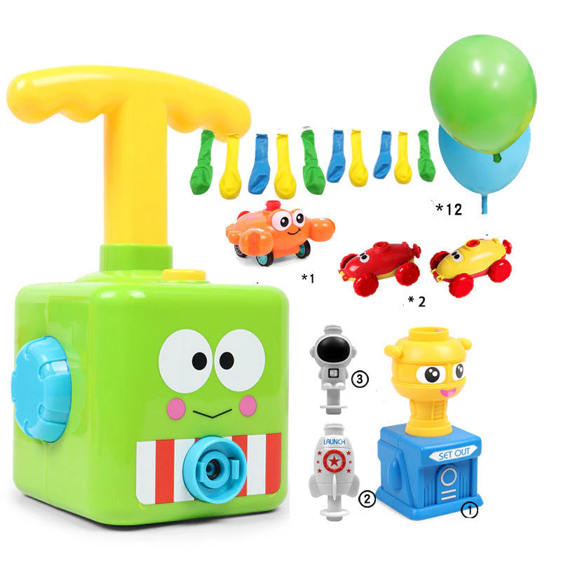 Power Balloon Launch Tower Toy Puzzle  Education Inertia Air Power Balloon Car Science Experimen Toy For Children Gift - Image 34