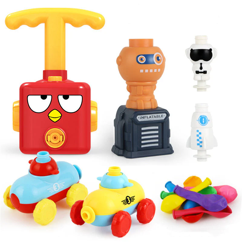 Power Balloon Launch Tower Toy Puzzle  Education Inertia Air Power Balloon Car Science Experimen Toy For Children Gift - Image 45