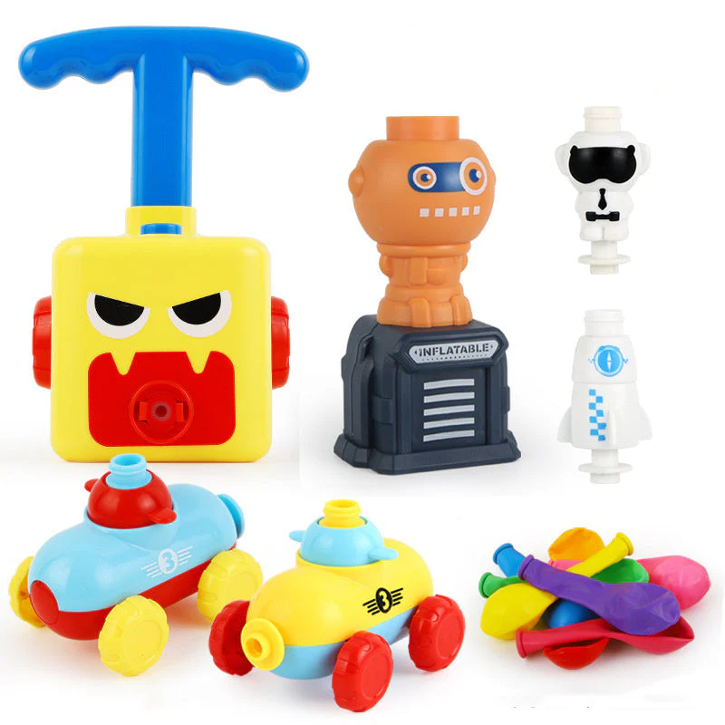 Power Balloon Launch Tower Toy Puzzle  Education Inertia Air Power Balloon Car Science Experimen Toy For Children Gift - Image 47