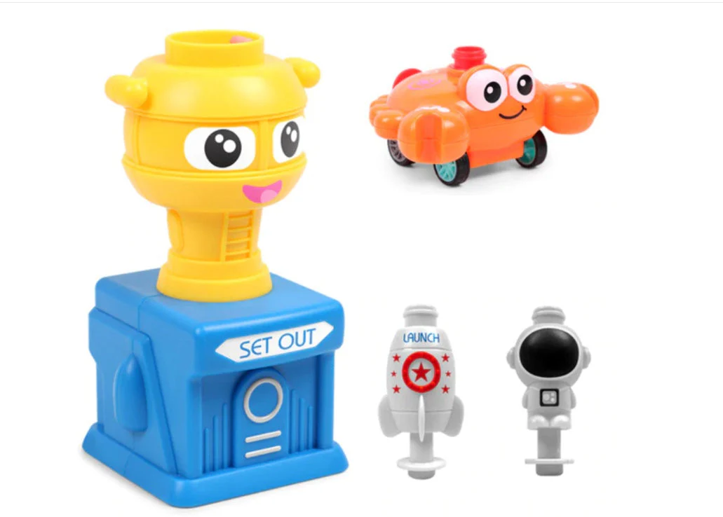 Power Balloon Launch Tower Toy Puzzle  Education Inertia Air Power Balloon Car Science Experimen Toy For Children Gift - Image 7