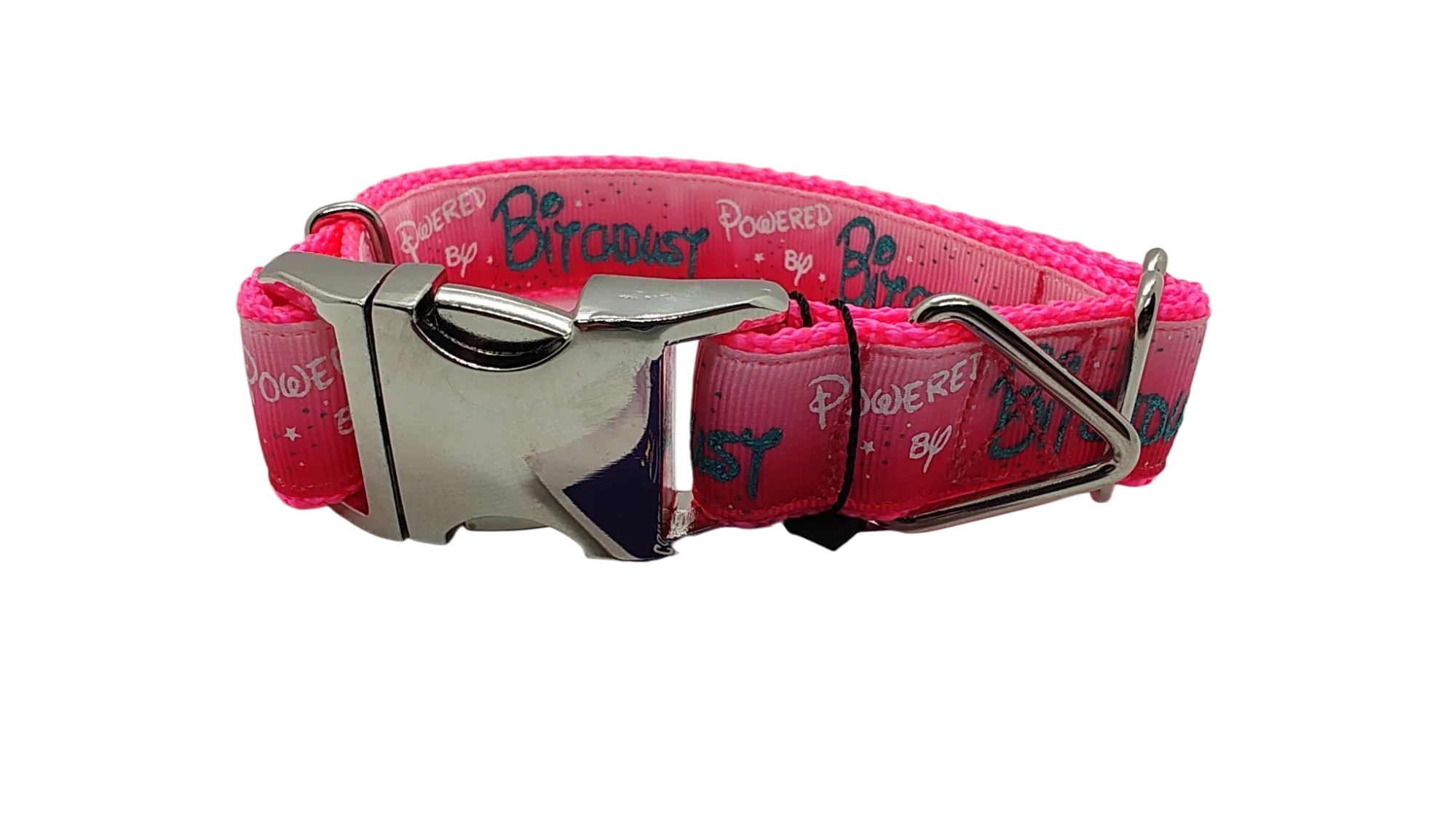 Powered By Bitchdust Nylon Dog Collar - Image 2