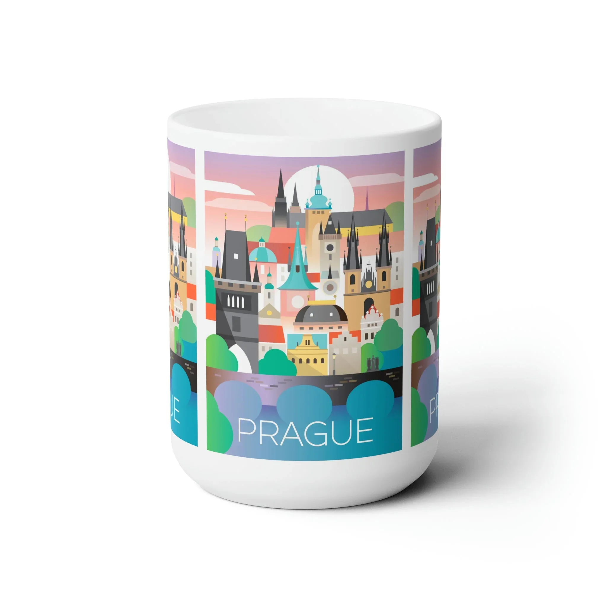 Prague Ceramic Mug 11oz or 15oz - Image 2