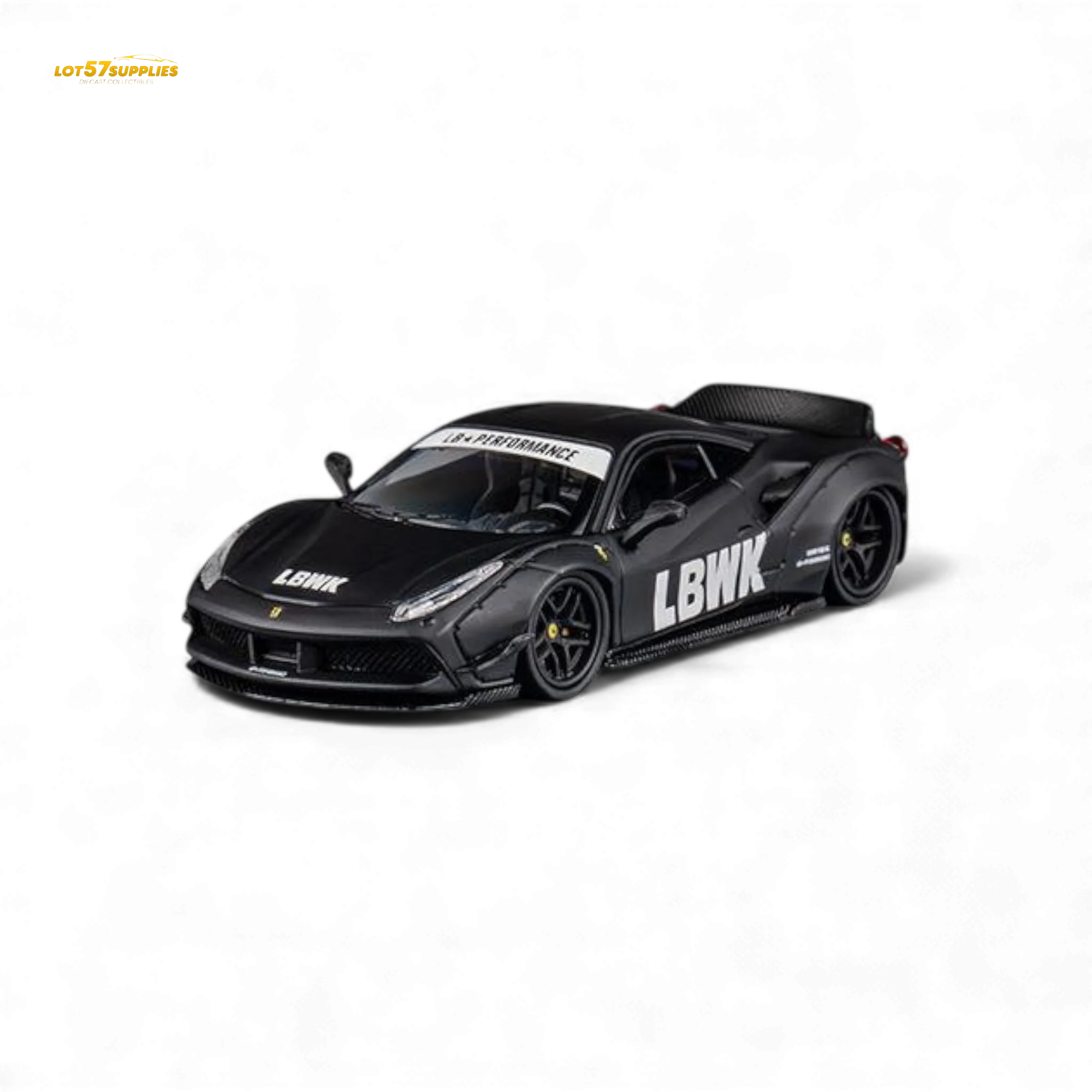 (Pre-Order) CM Model Ferrari 488 LB Works Black 1:64 - Image 2