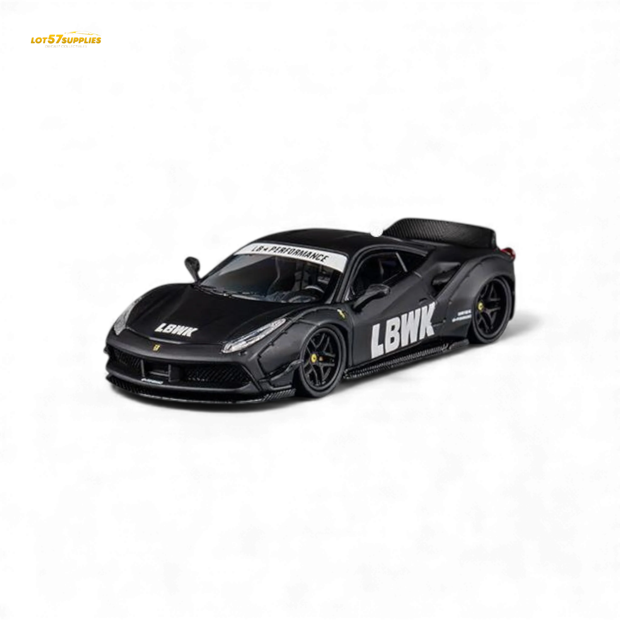 (Pre-Order) CM Model Ferrari 488 LB Works Black 1:64 - Image 3