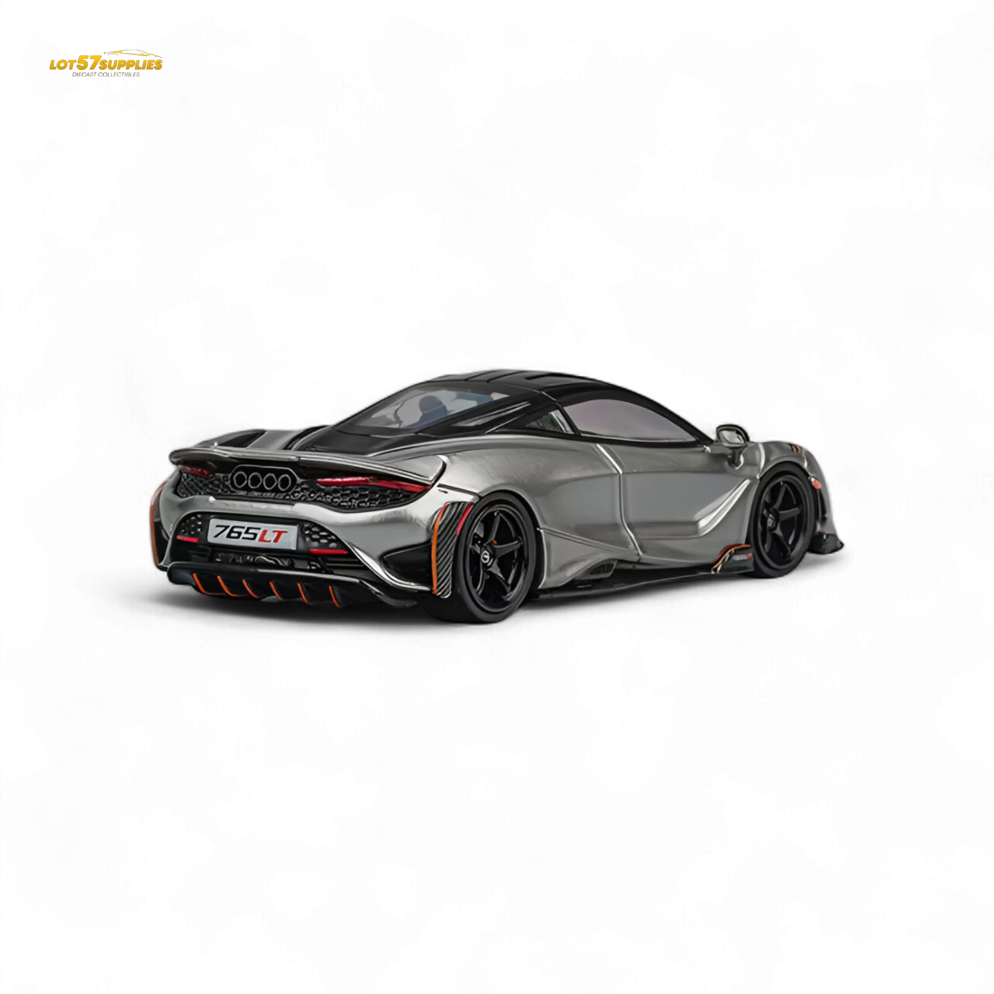 (Pre-Order) CM Model McLaren 765LT Silver Gray 1:64 - Image 2