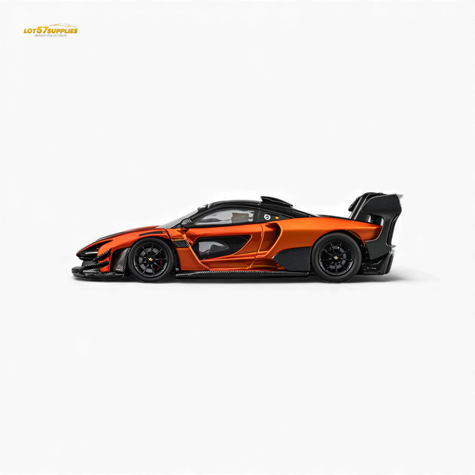 (Pre-Order) CM Model McLaren Senna GTR Volcano Orange 1:64 - Image 2