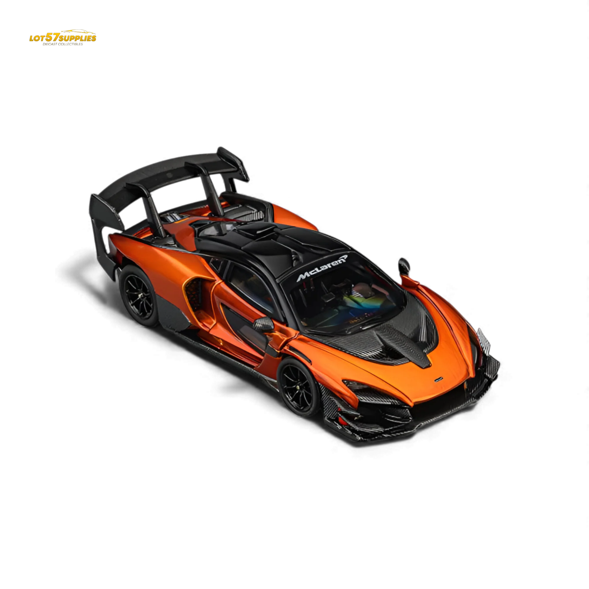 (Pre-Order) CM Model McLaren Senna GTR Volcano Orange 1:64 - Image 3