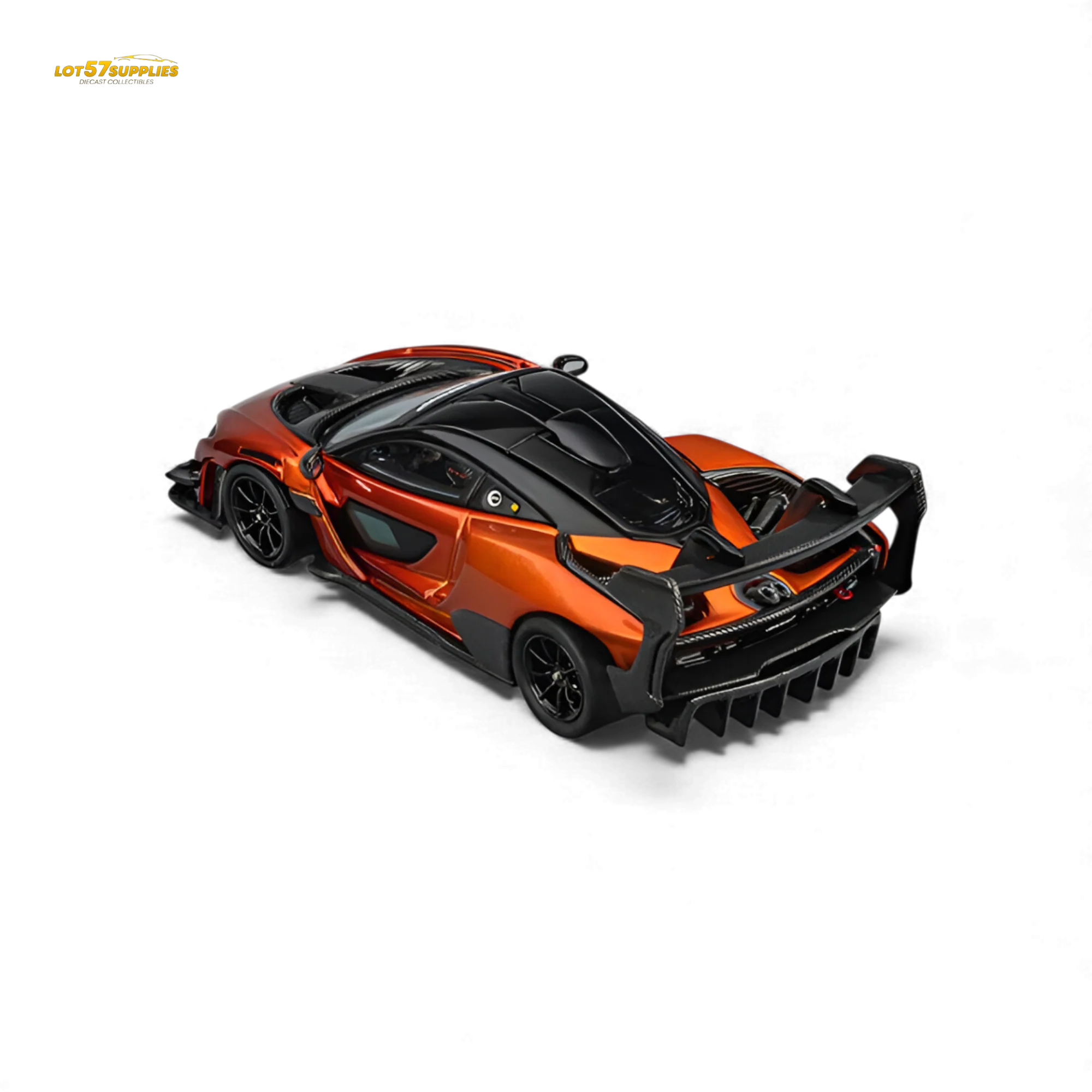 (Pre-Order) CM Model McLaren Senna GTR Volcano Orange 1:64 - Image 4
