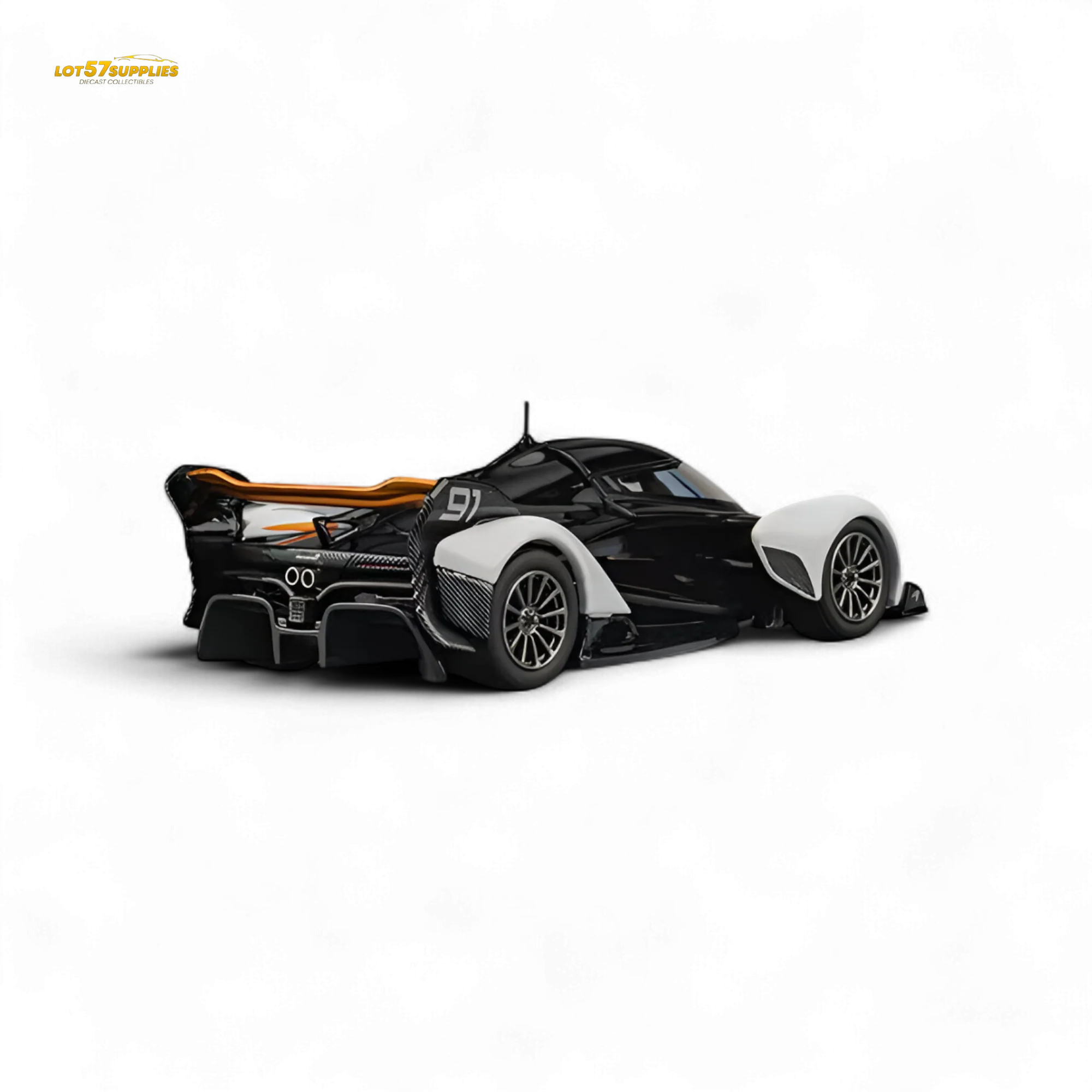 (Pre-Order) CM Model McLaren Solus GT Black White 1:64 - Image 3