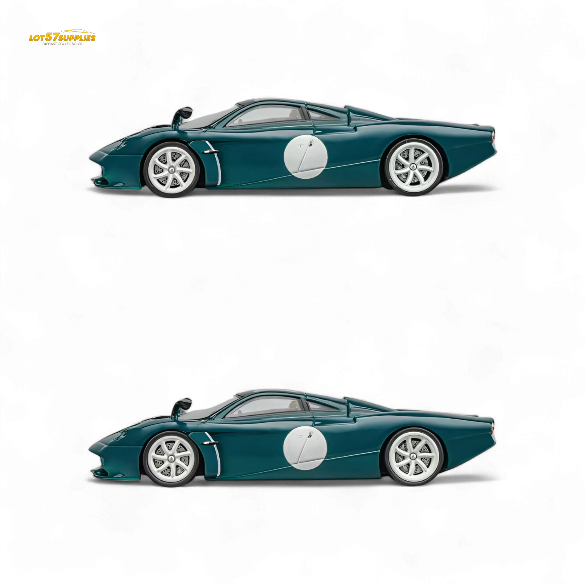 (Pre-Order) CM Model Pagani Codalunga Green 1:64 - Image 3
