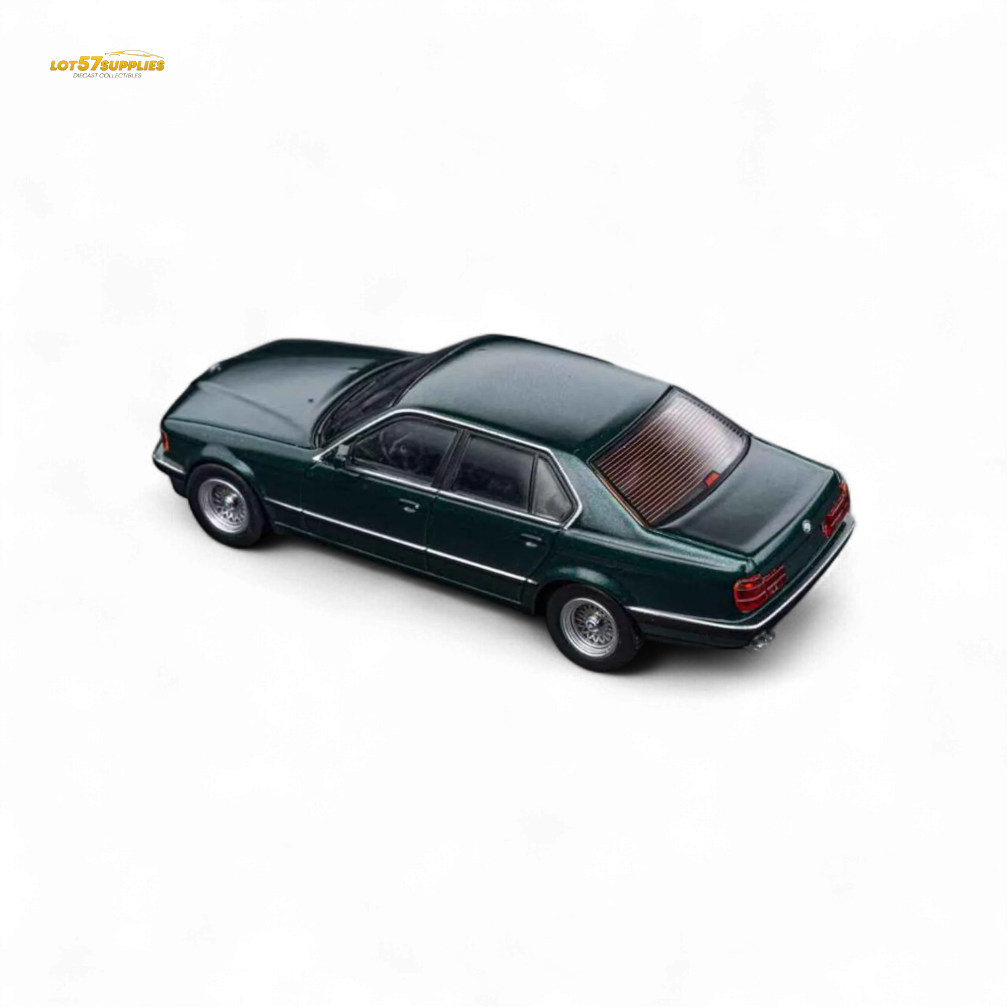 (Pre-Order) DCM BMW E32 7-Series Sedan Oxford Metallic Green 1:64 - Image 2