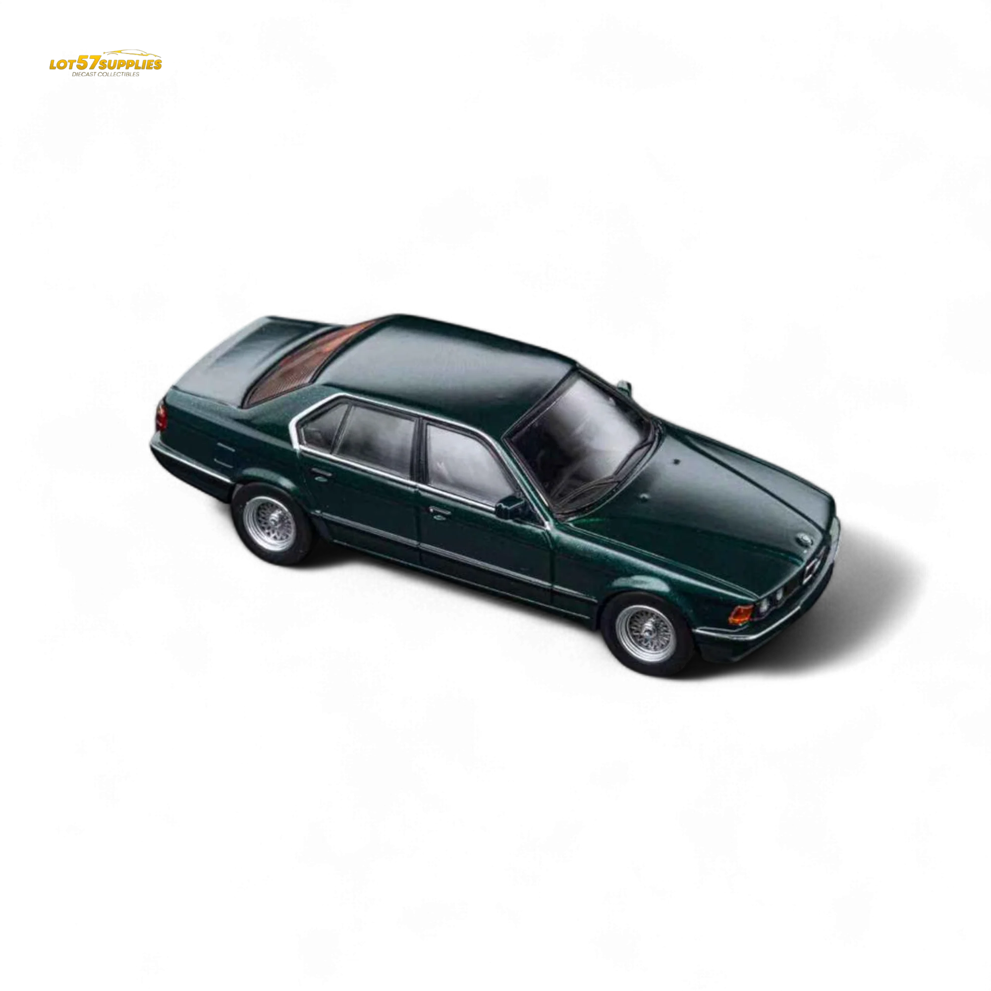 (Pre-Order) DCM BMW E32 7-Series Sedan Oxford Metallic Green 1:64 - Image 4