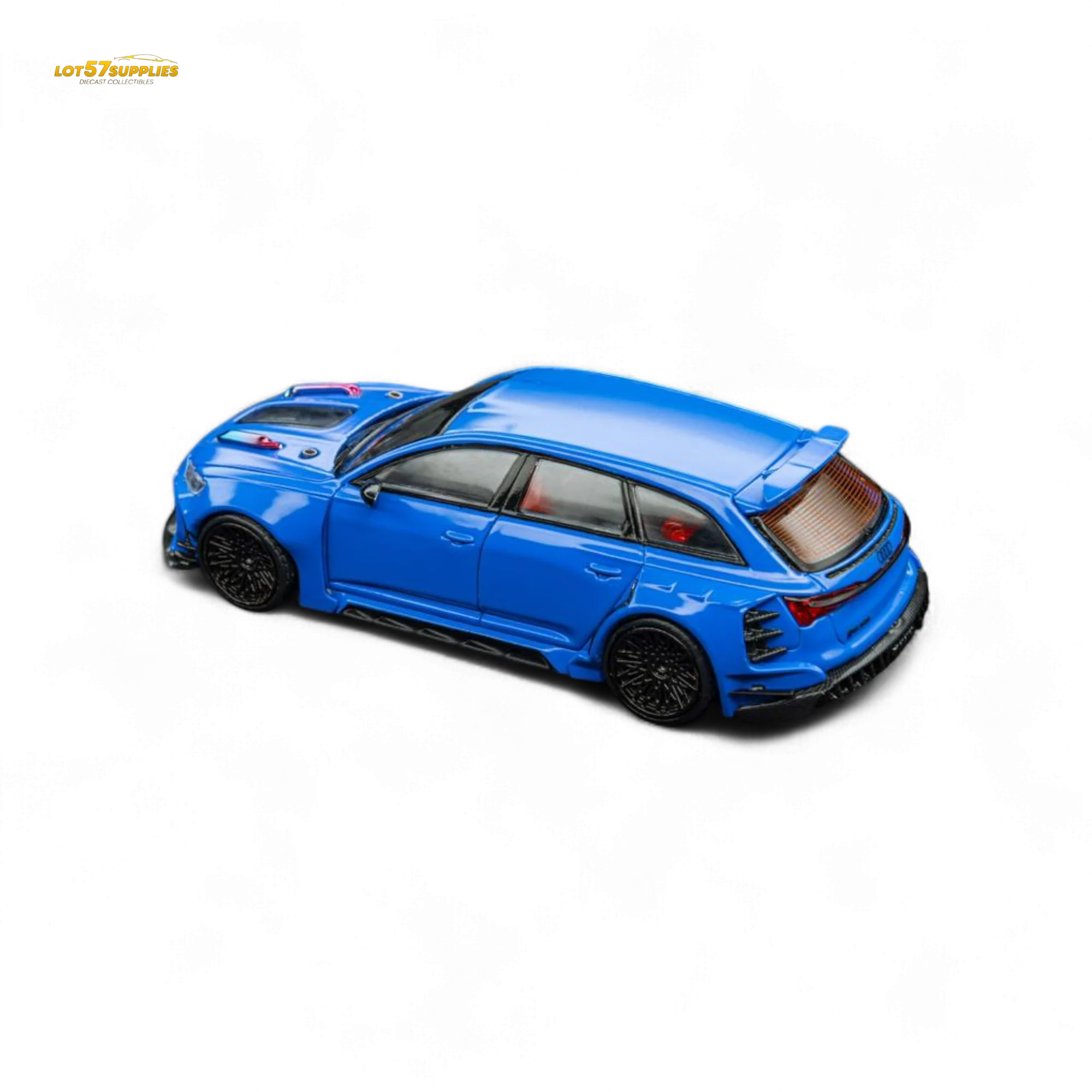 (Pre-Order) DCM Modified Audi RS6 Wagon Blue 1:64 - Image 2