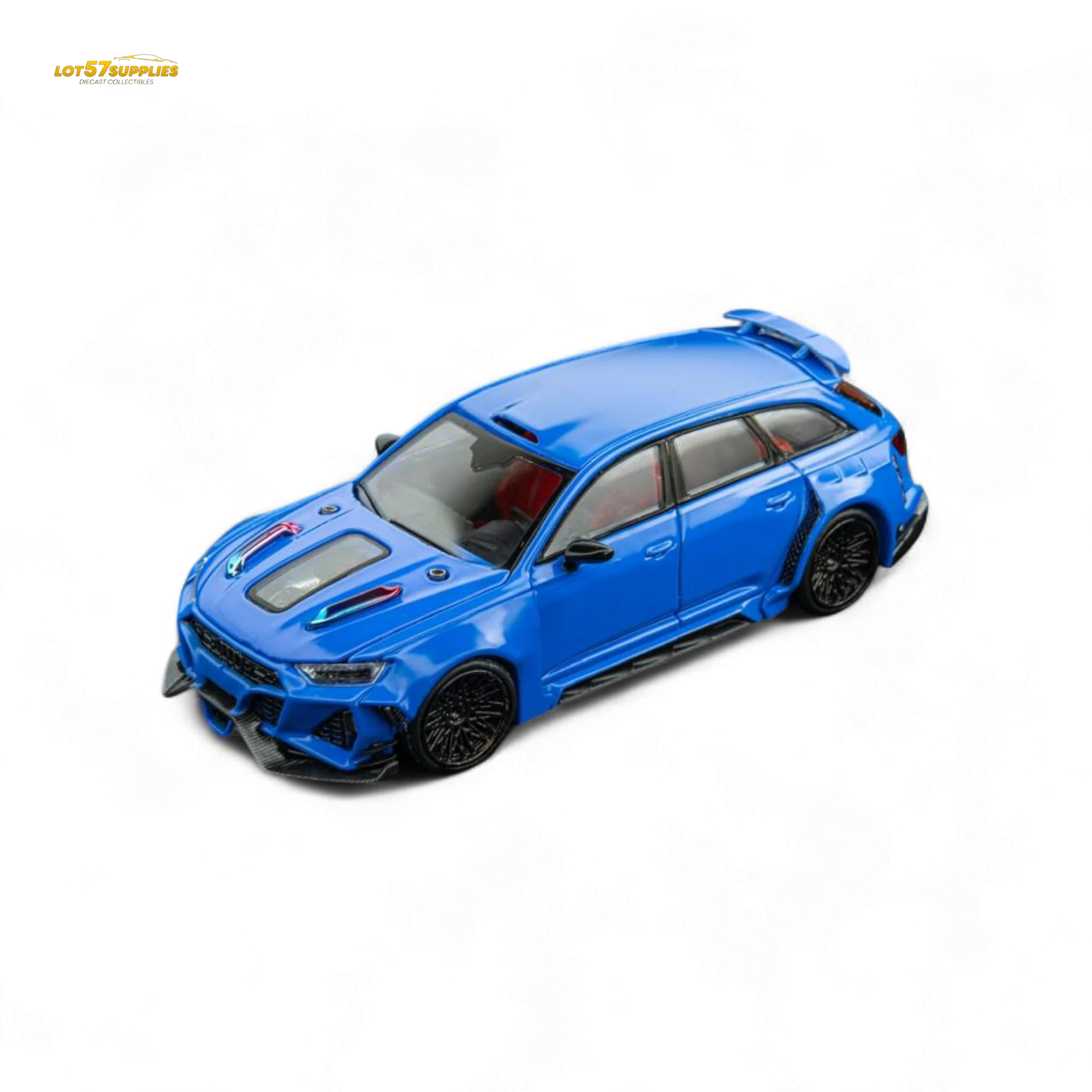 (Pre-Order) DCM Modified Audi RS6 Wagon Blue 1:64 - Image 4