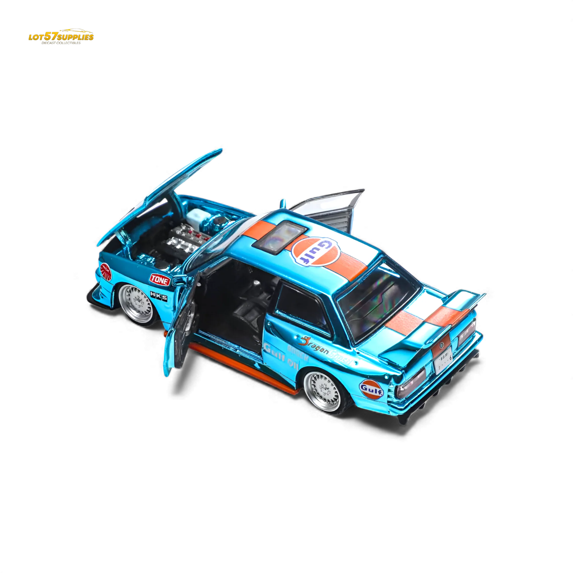 (Pre-Order) Demon King Auto BMW E30 Gulf 1:64 - Image 3