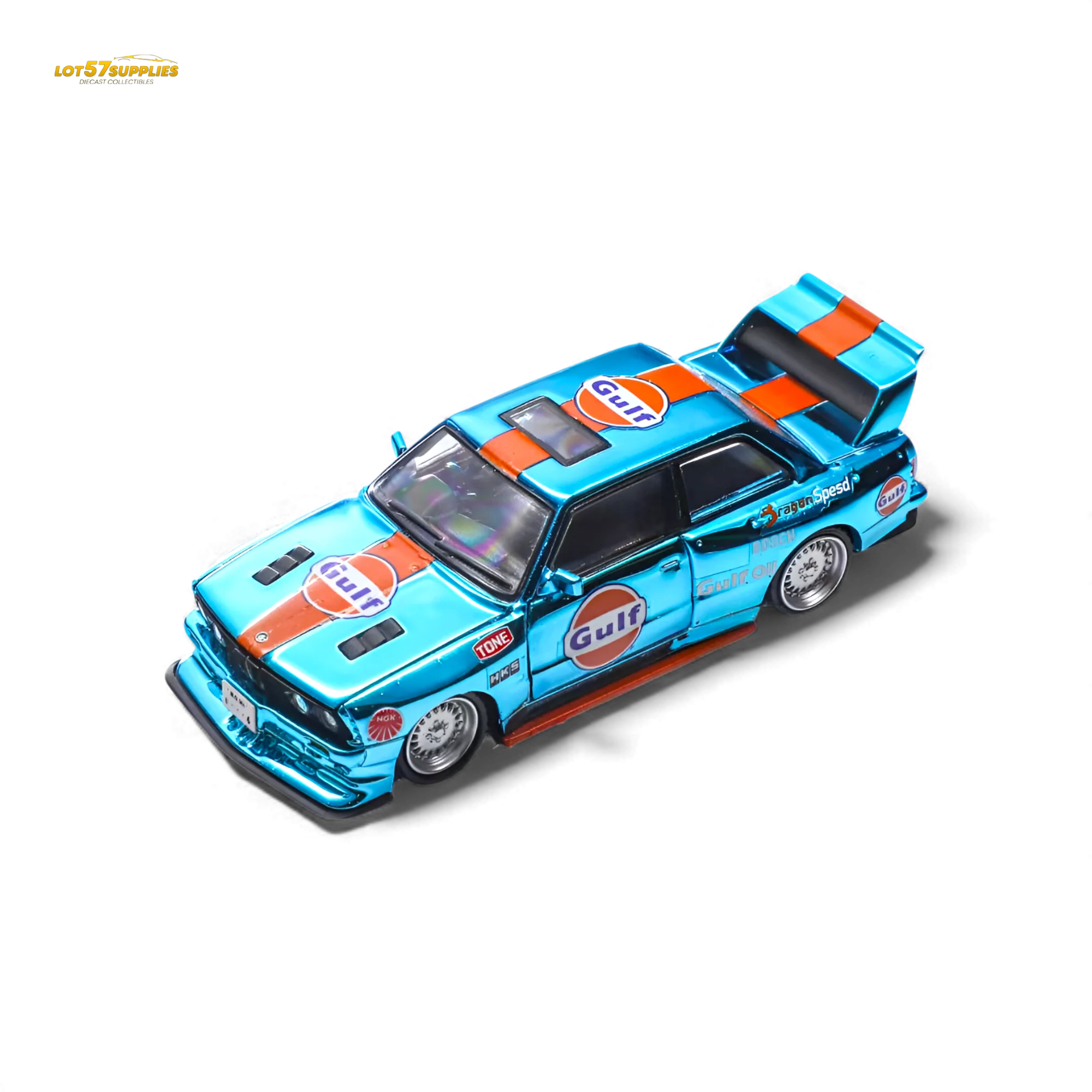(Pre-Order) Demon King Auto BMW E30 Gulf 1:64 - Image 4