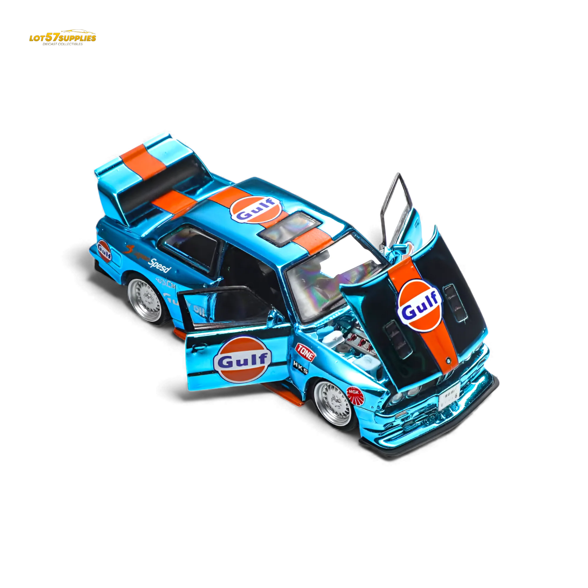 (Pre-Order) Demon King Auto BMW E30 Gulf 1:64 - Image 7