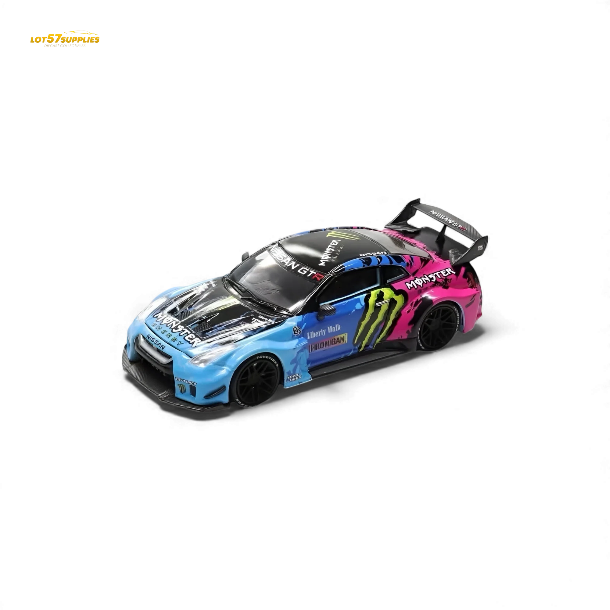 (Pre-Order) Demon King Auto GT-R R35 LBWK Monster Livery 1:64 - Image 2