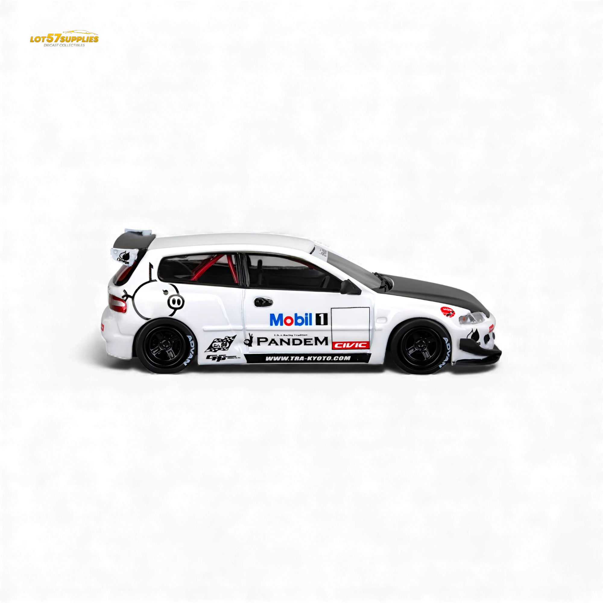 (Pre-Order) Et Model Honda Civic EG6 Mobil 1 Livery 1:64 - Image 2