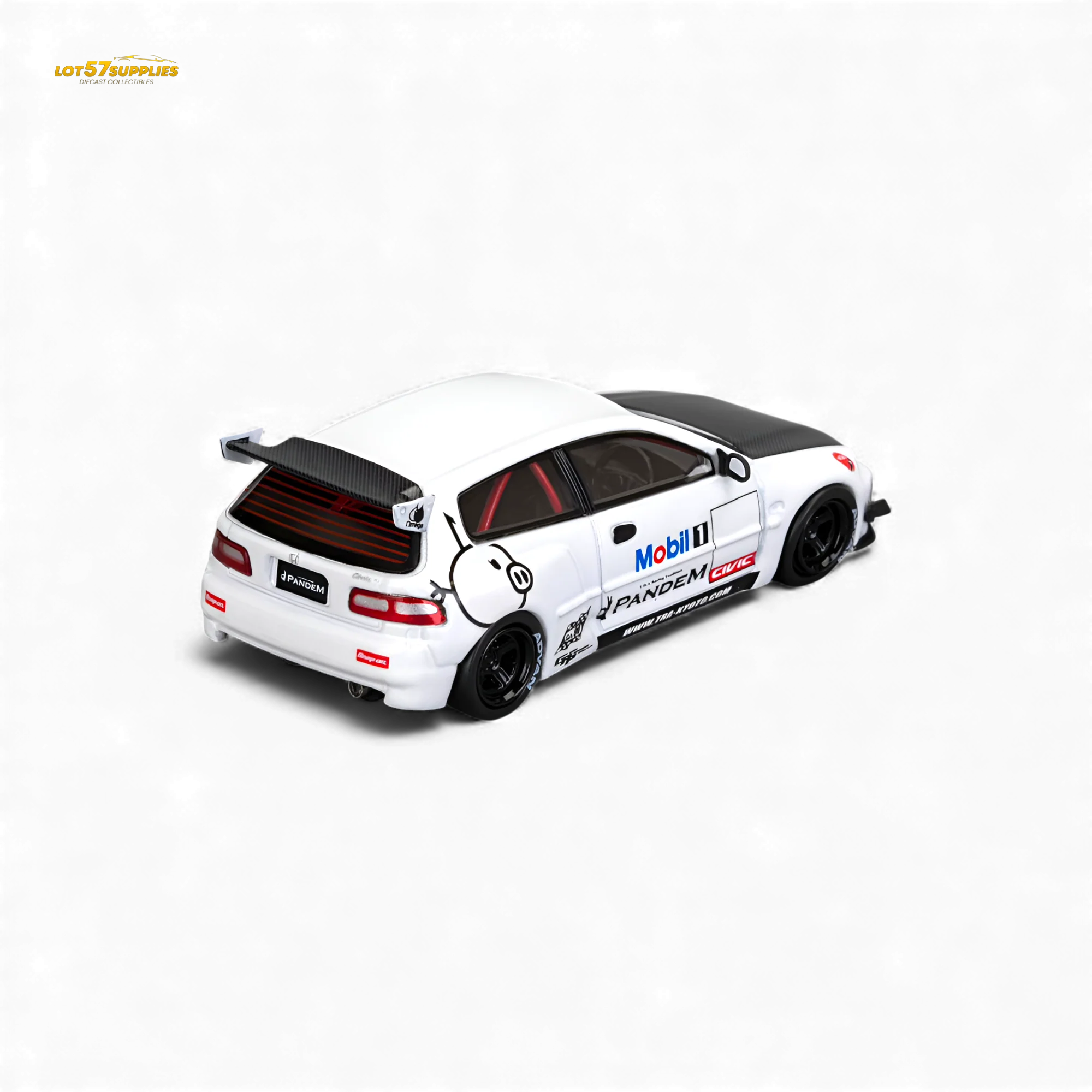 (Pre-Order) Et Model Honda Civic EG6 Mobil 1 Livery 1:64 - Image 4