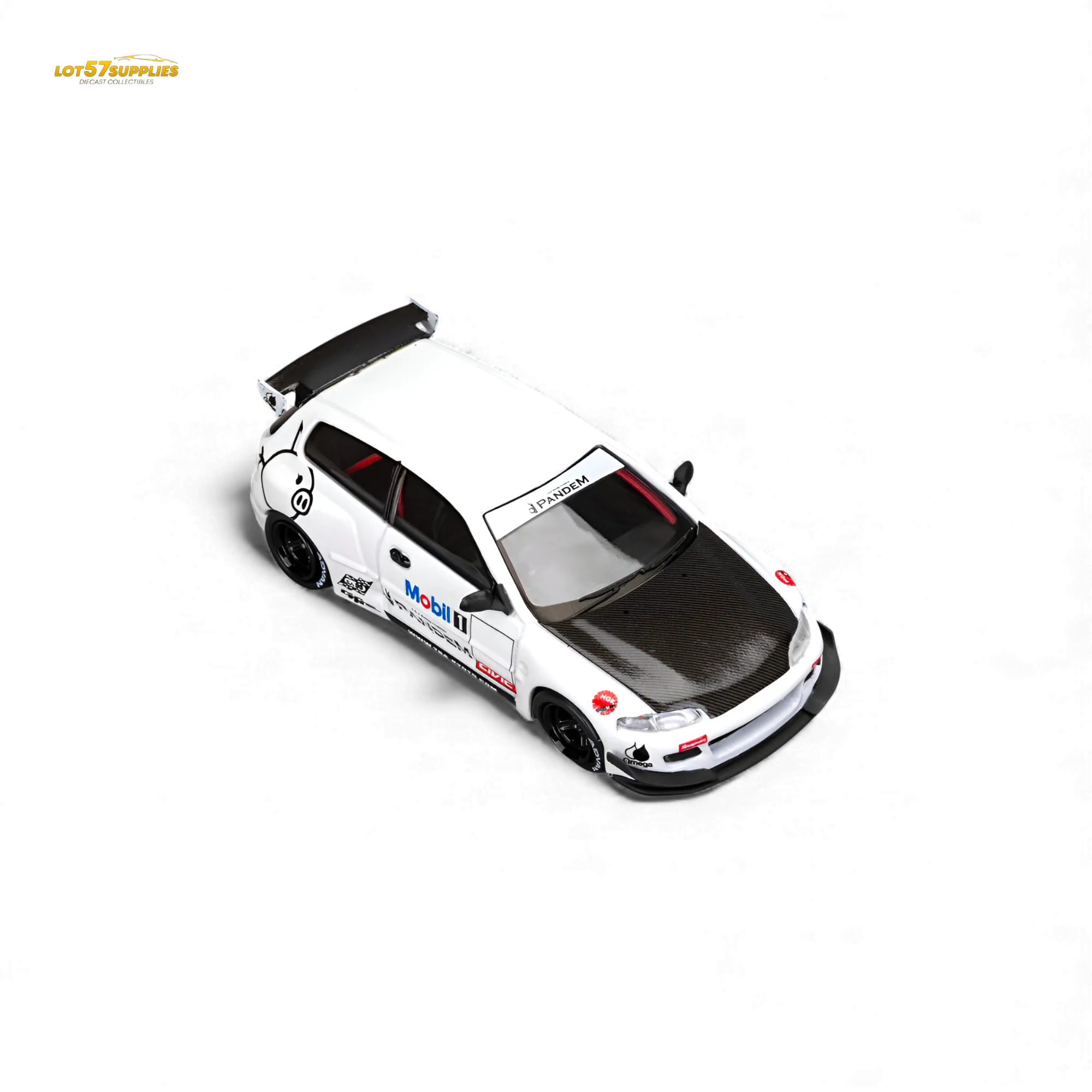 (Pre-Order) Et Model Honda Civic EG6 Mobil 1 Livery 1:64 - Image 8