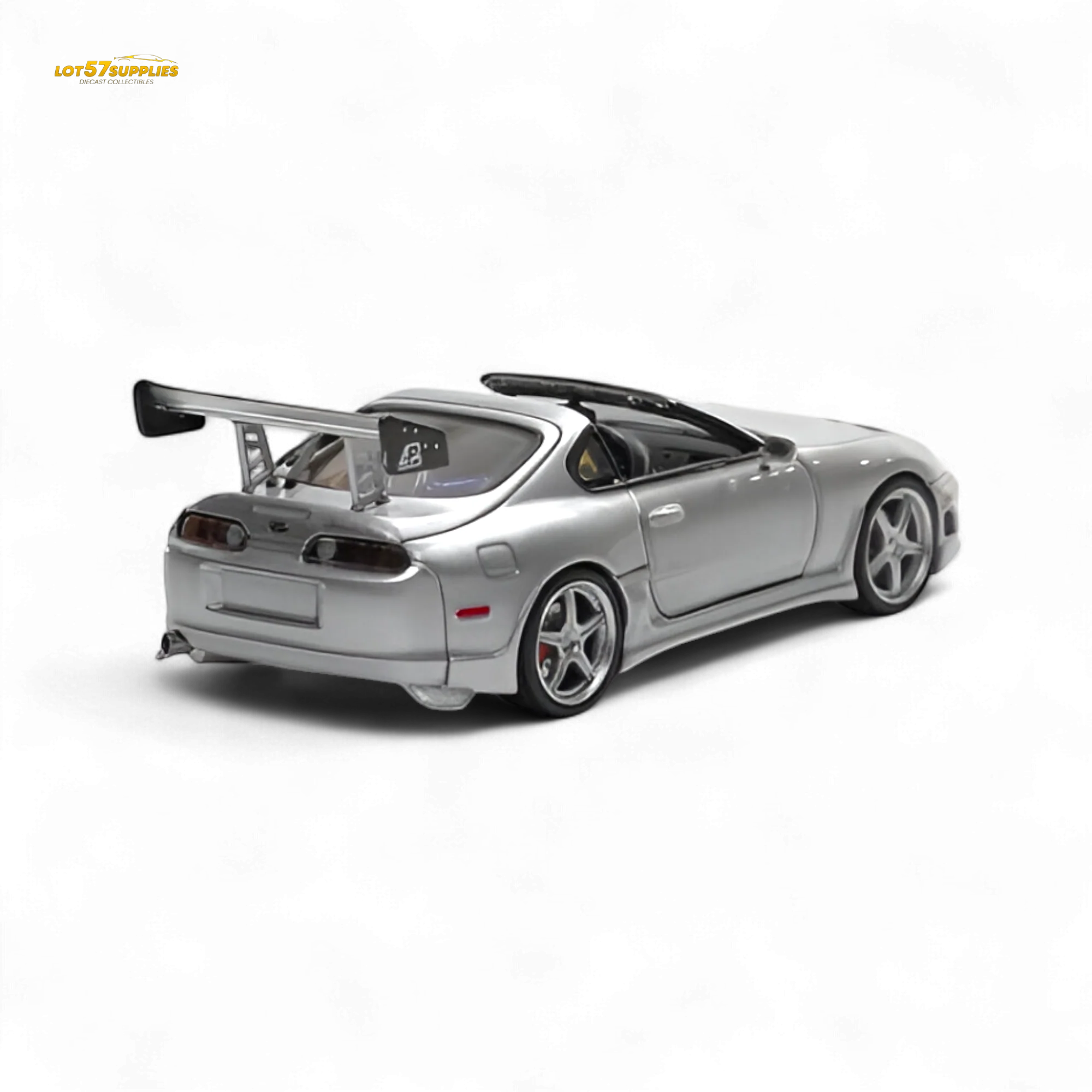 (Pre-Order) Fast Speed Supra Targa - Silver 1:64 - Image 3