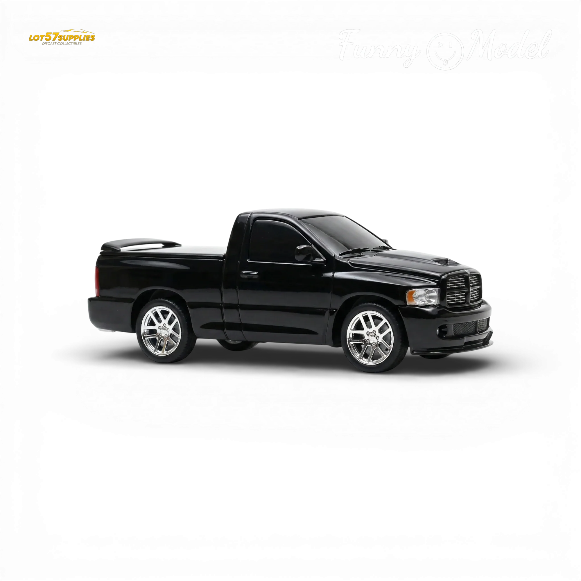 (Pre-Order) Funny Model Dodge RAM SRT-10 Black Crystal 1:64 - Image 3