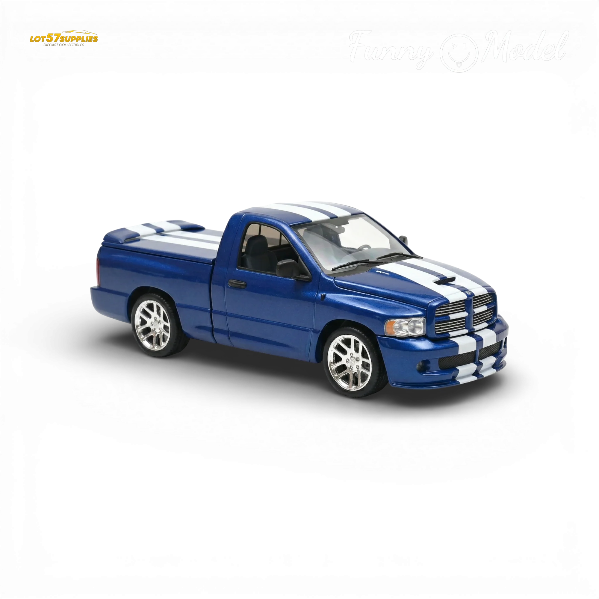 (Pre-Order) Funny Model Dodge RAM SRT-10 VCA Edition Blue 1:64 - Image 2