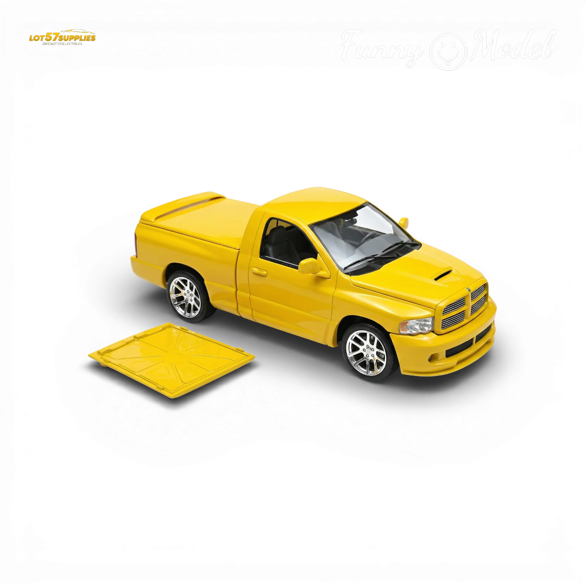 (Pre-Order) Funny Model Dodge RAM SRT-10 Yellow Fever 1:64 - Image 3