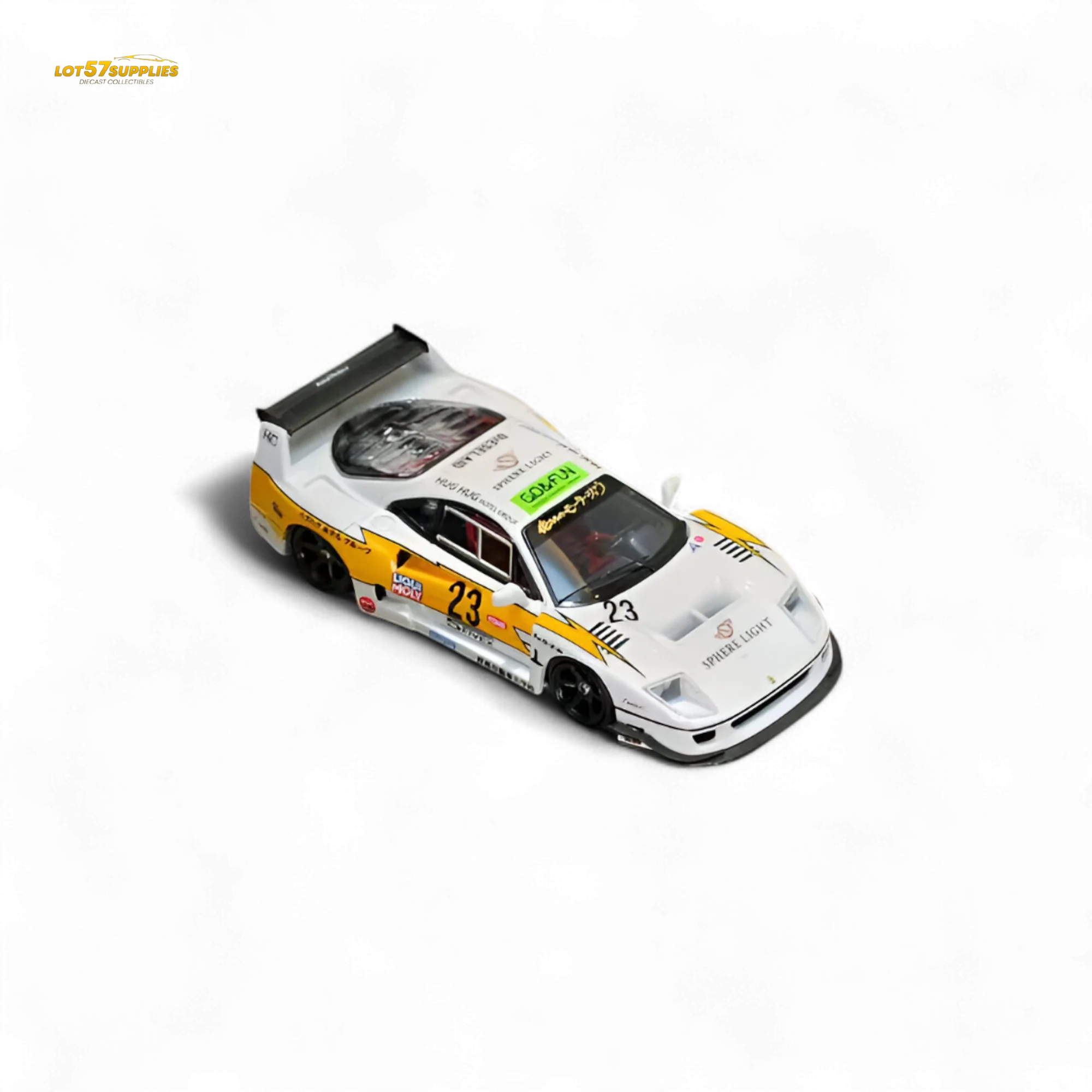 (Pre-Order) Ghost Player LBWK F40 Yellow Flash #23 1:64 - Image 2