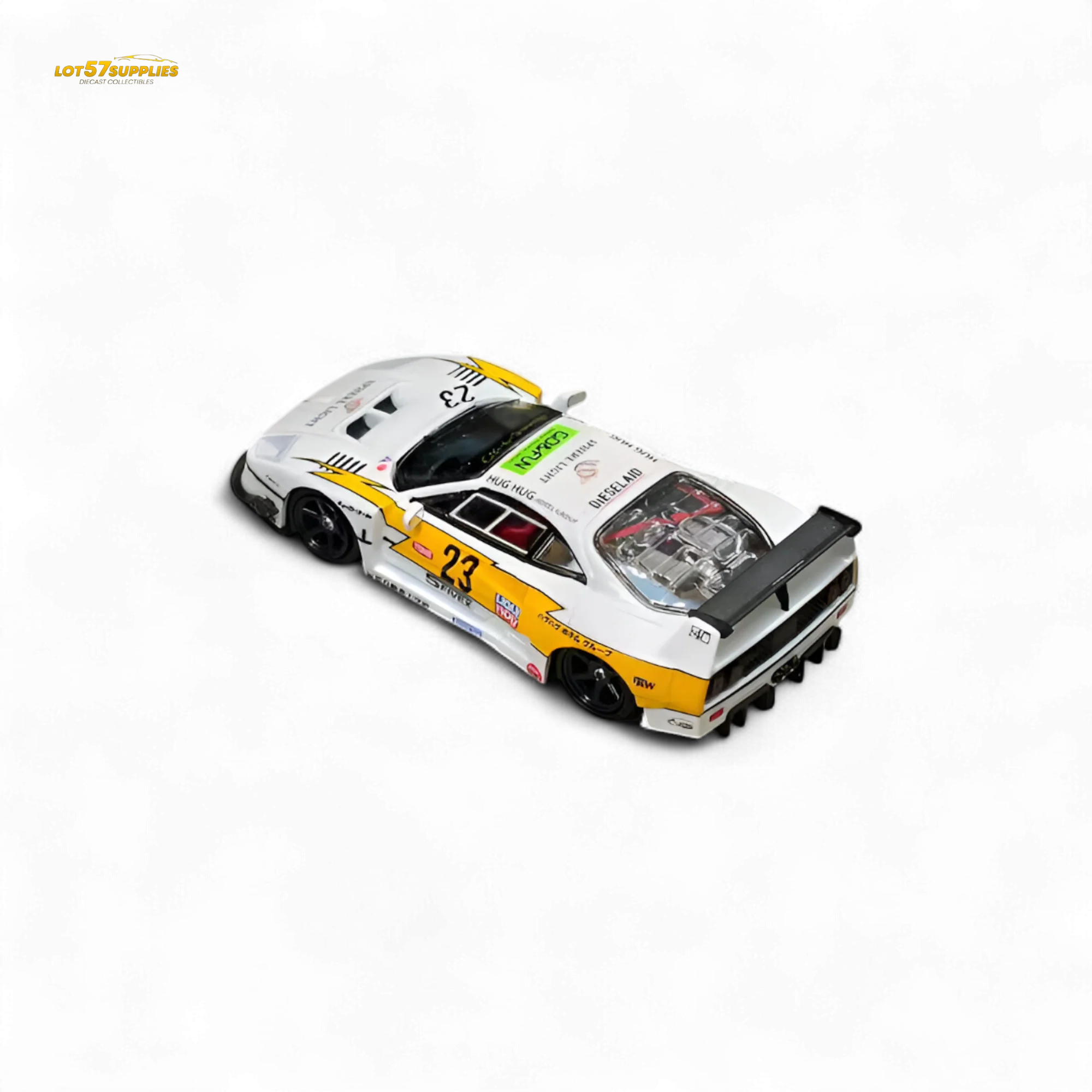 (Pre-Order) Ghost Player LBWK F40 Yellow Flash #23 1:64 - Image 6