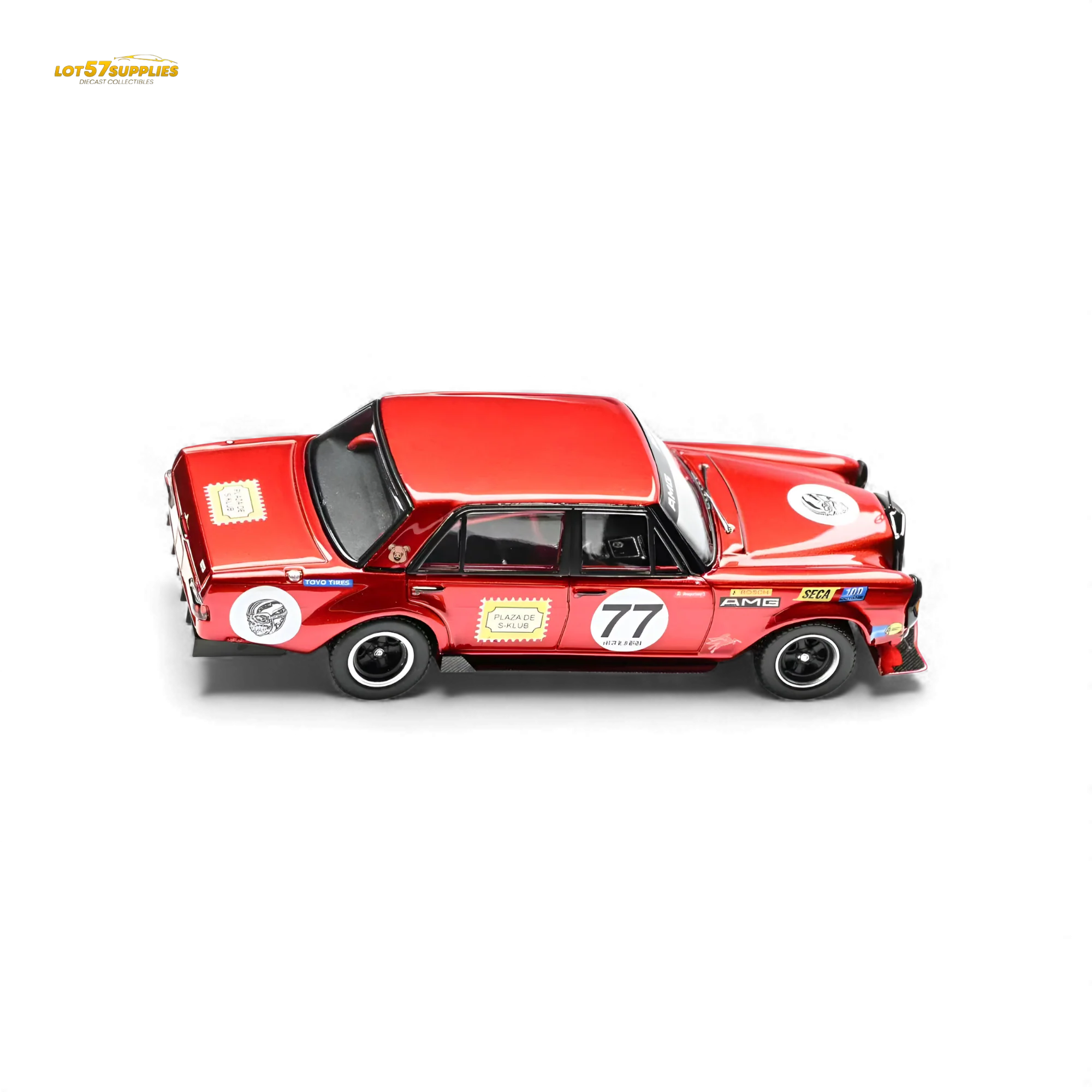 (Pre-Order) Glory Model Mercedes-Benz W205 C63 Red Pig Tribute 1:64 - Image 2