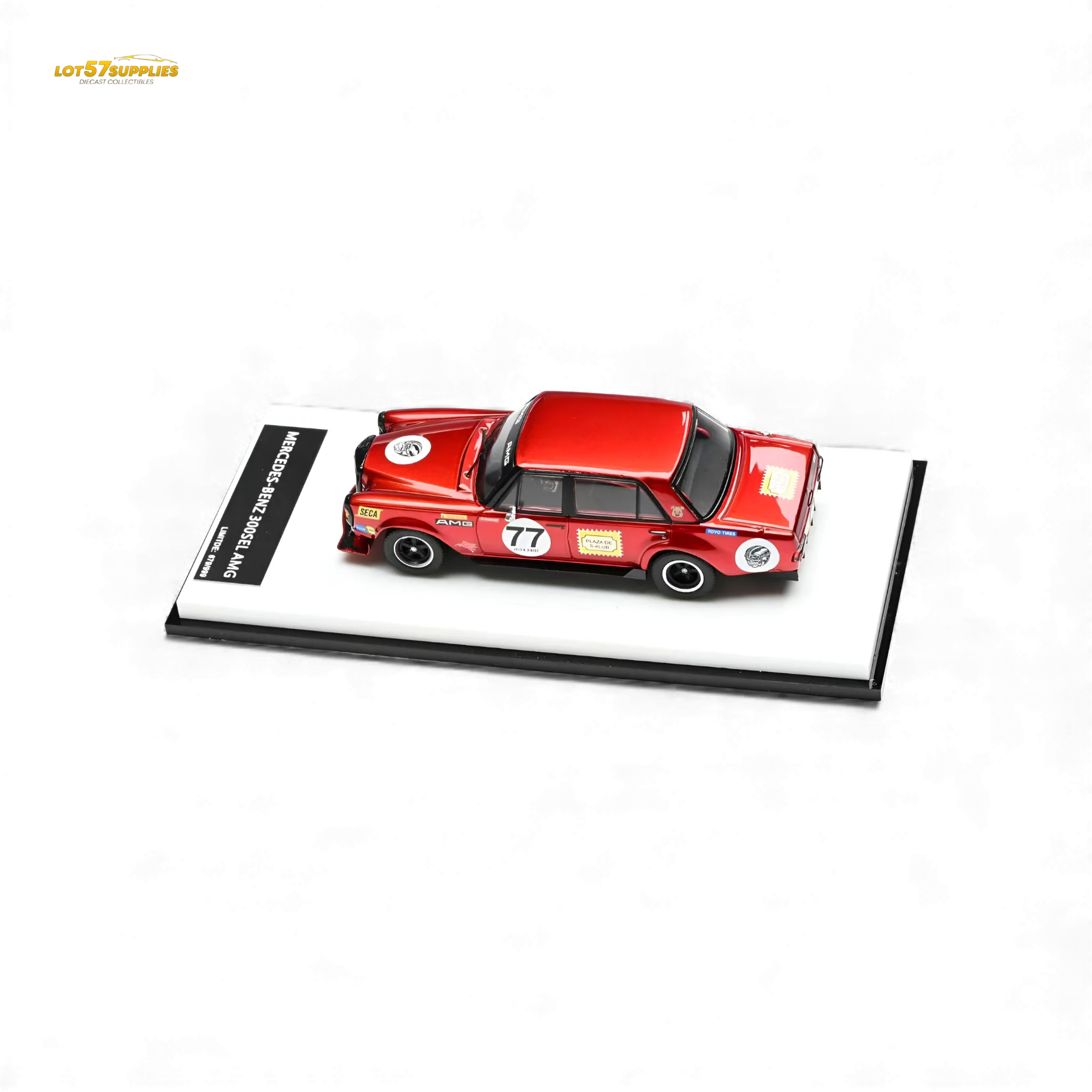 (Pre-Order) Glory Model Mercedes-Benz W205 C63 Red Pig Tribute 1:64 - Image 4