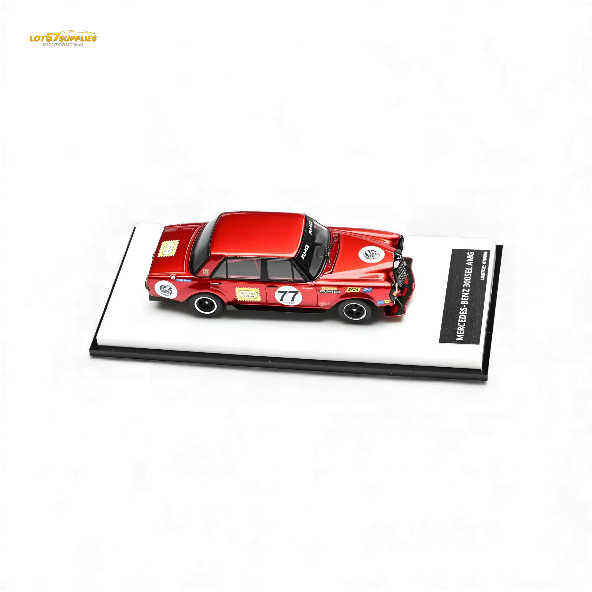 (Pre-Order) Glory Model Mercedes-Benz W205 C63 Red Pig Tribute 1:64 - Image 8