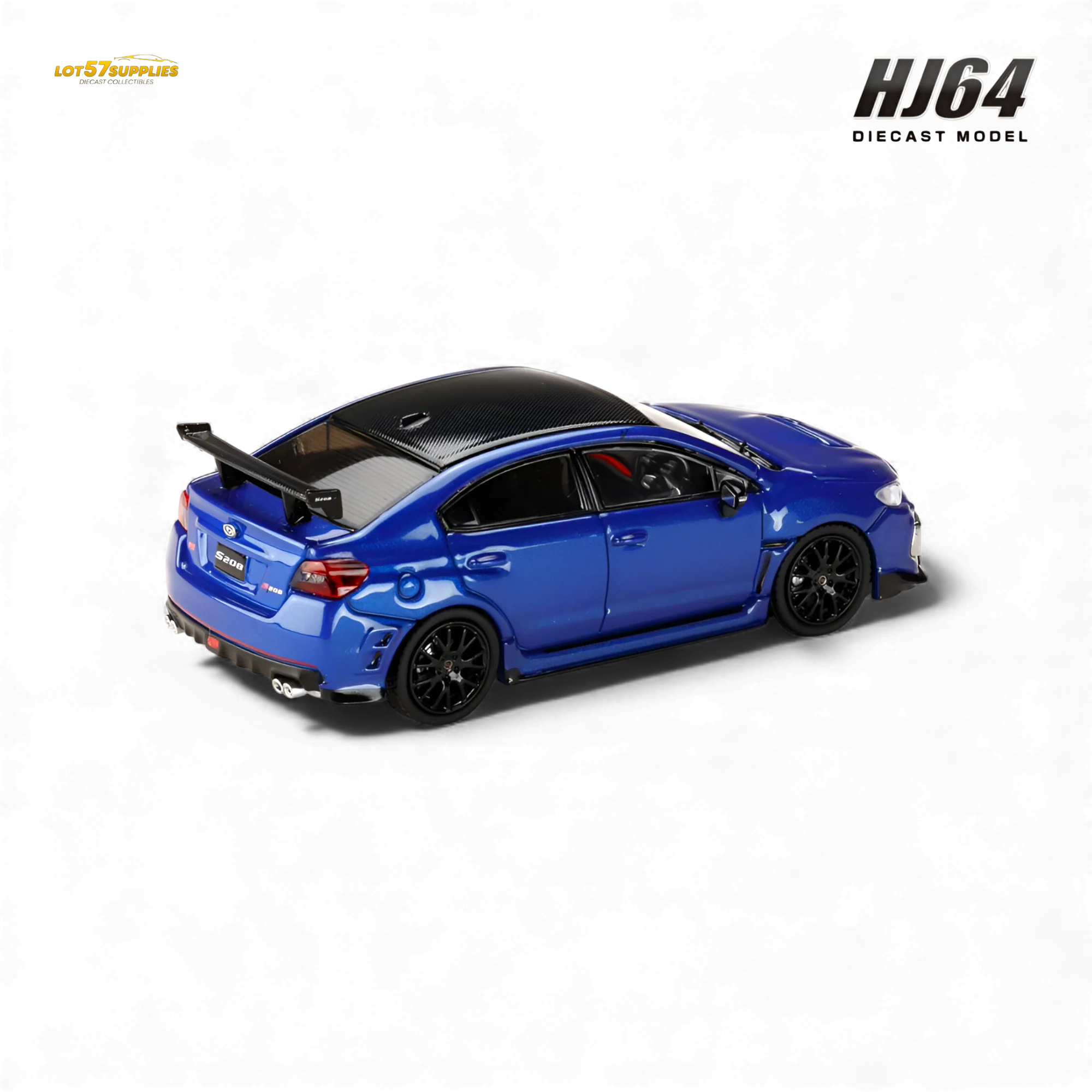 (Pre-Order) Hobby Japan Subaru S208 WR Blue Pearl 1:64 - Image 2