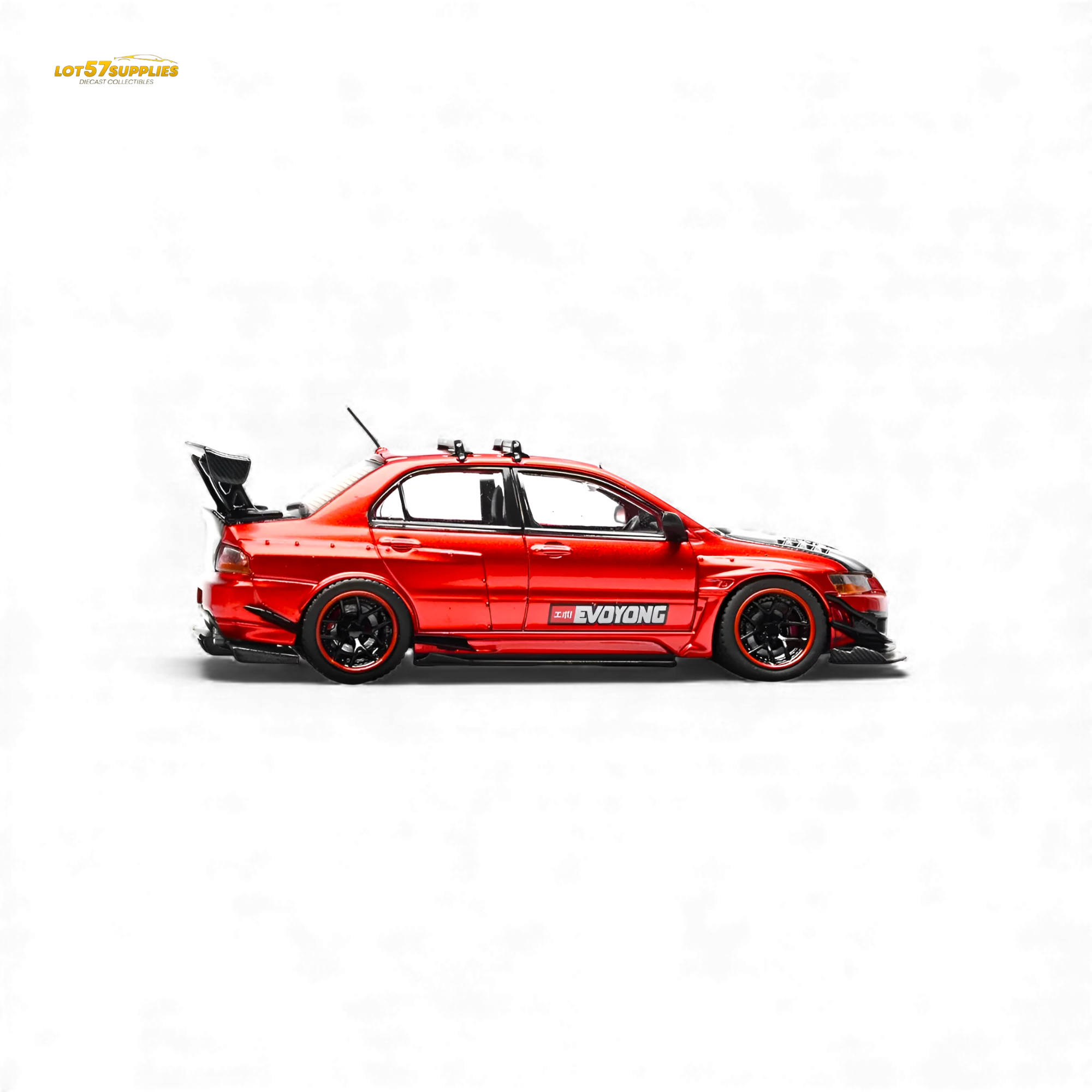 (Pre-Order) IHCM Mitsubishi Lancer Evo IX Metallic Red 1:64 - Image 4
