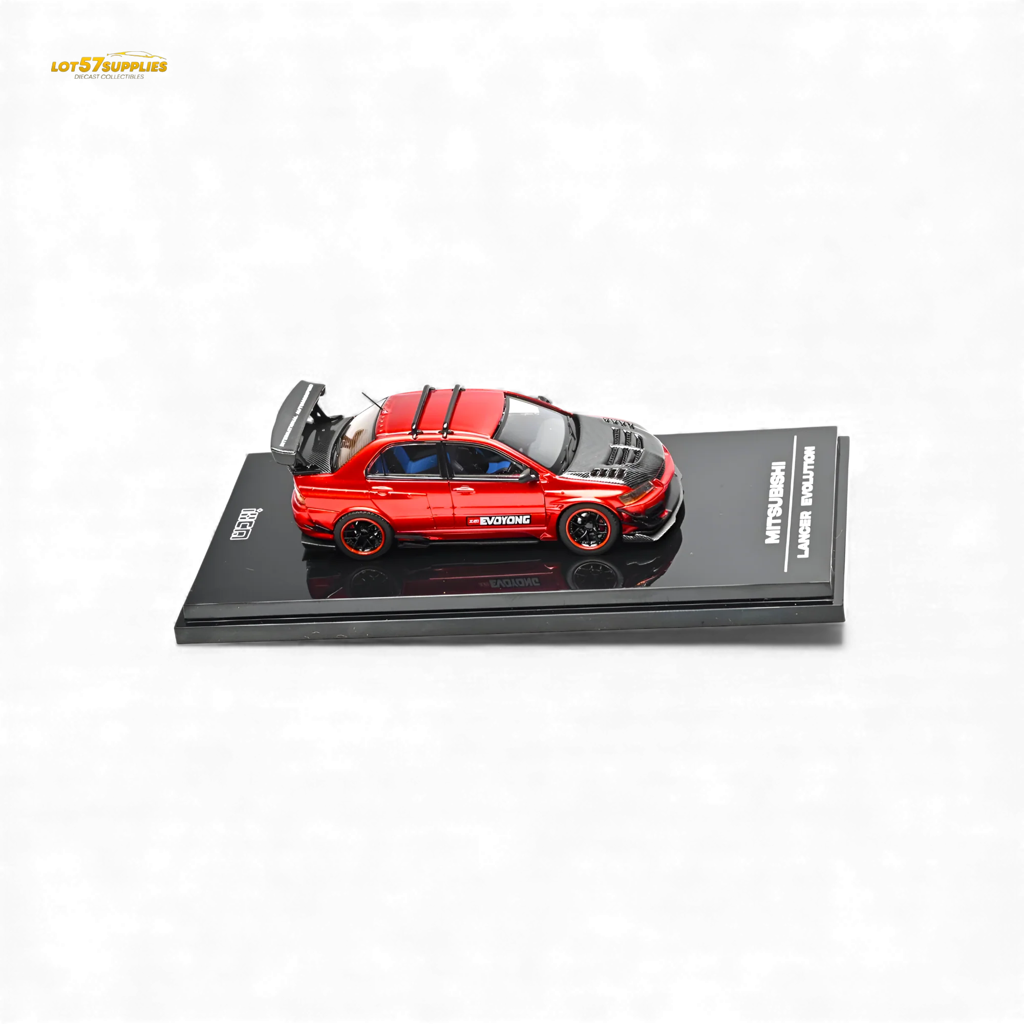 (Pre-Order) IHCM Mitsubishi Lancer Evo IX Metallic Red 1:64 - Image 6