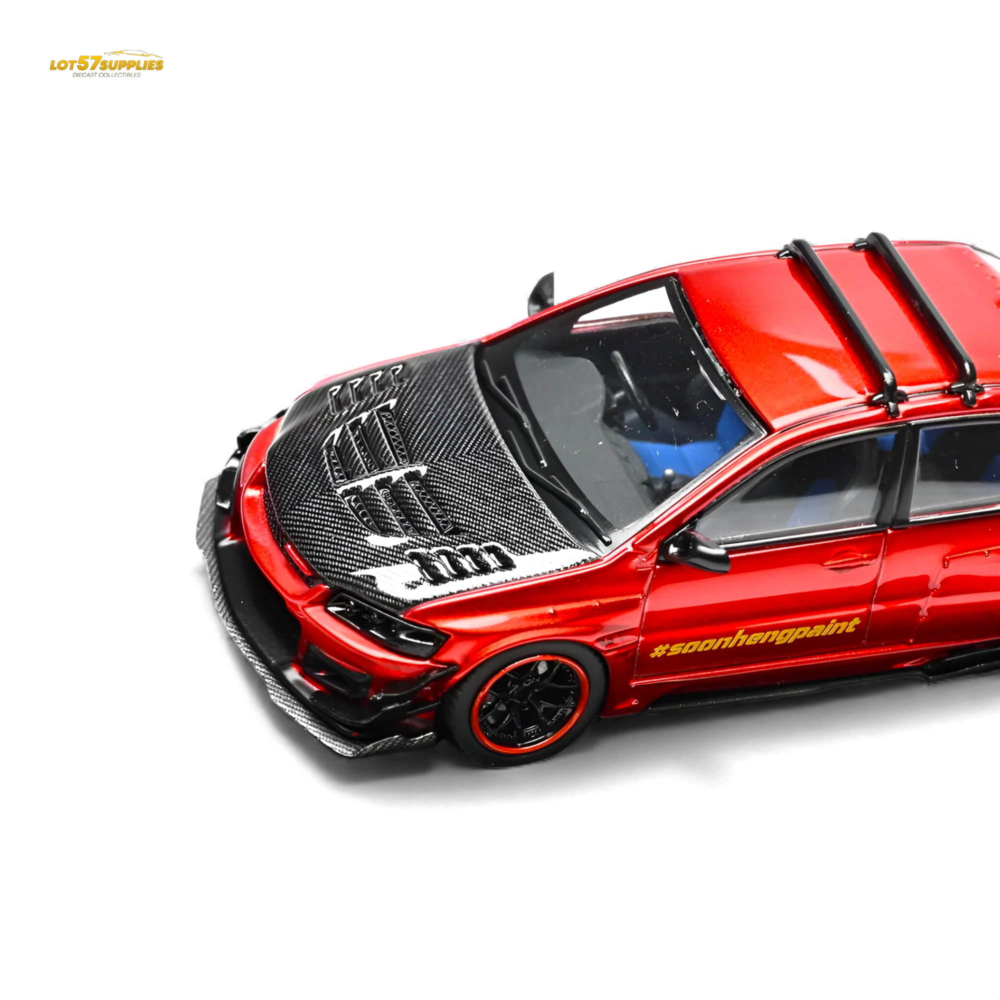 (Pre-Order) IHCM Mitsubishi Lancer Evo IX Metallic Red 1:64 - Image 7