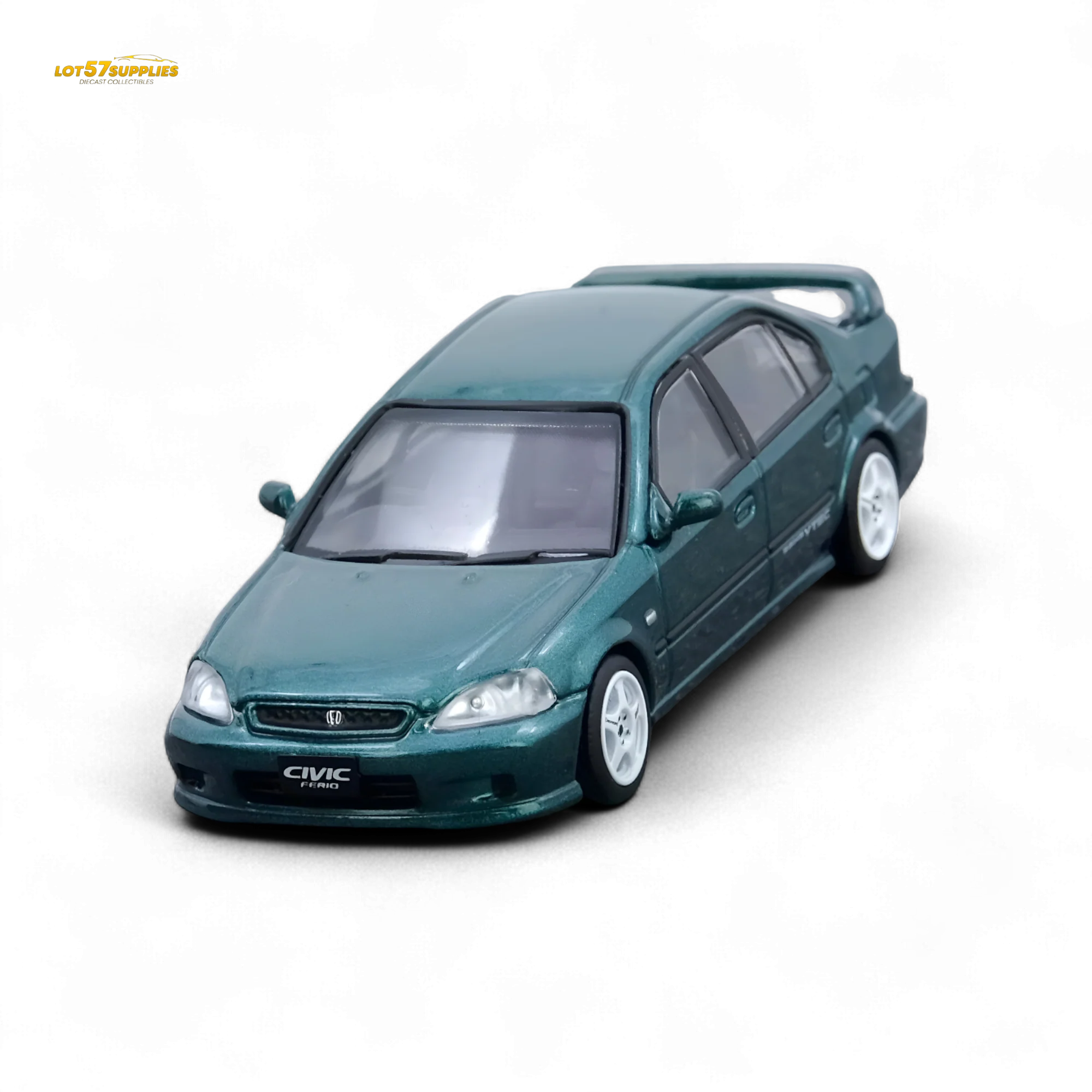 (Pre-Order) Inno64 Honda Civic Ferio Si EK Green 1:64 - Image 2