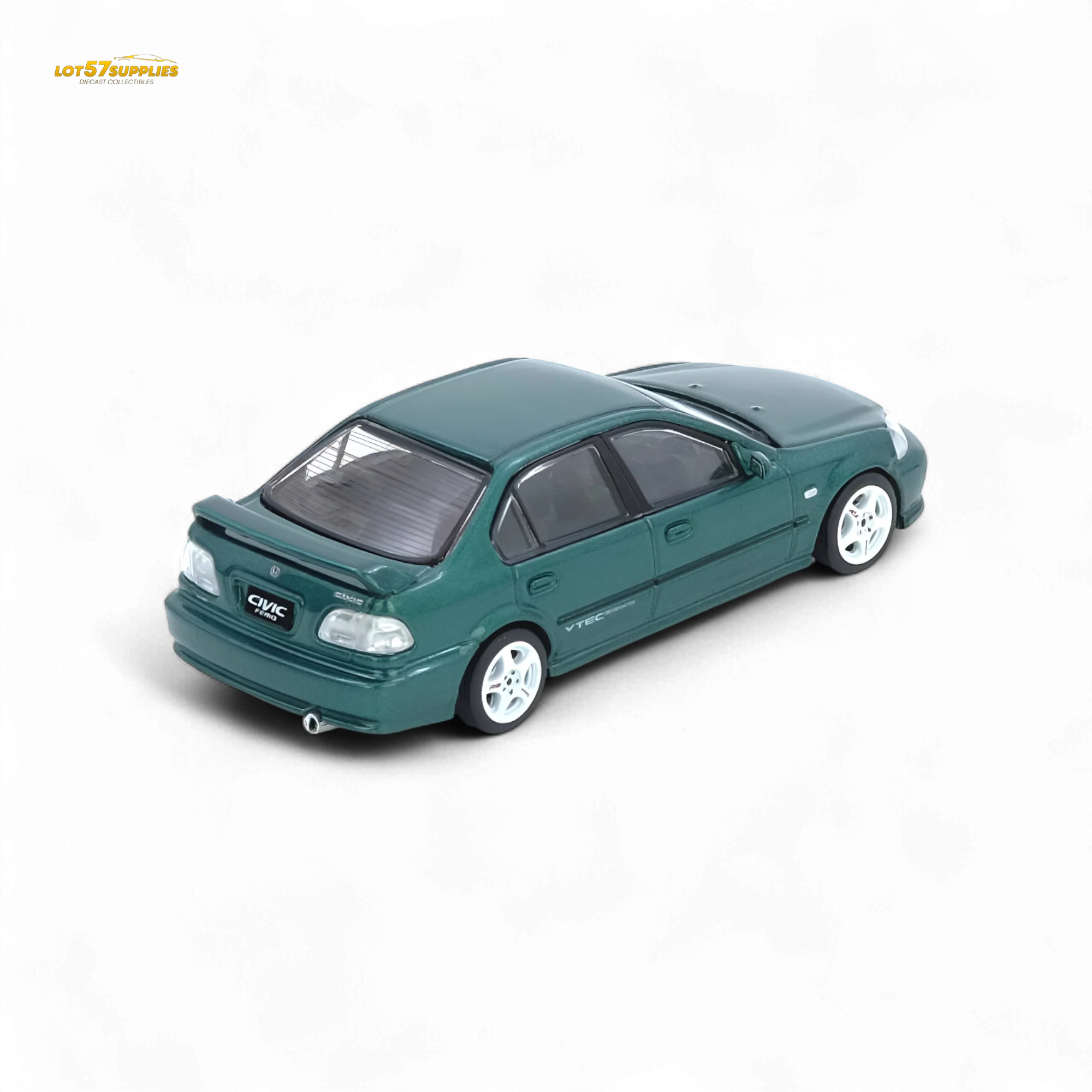(Pre-Order) Inno64 Honda Civic Ferio Si EK Green 1:64 - Image 4