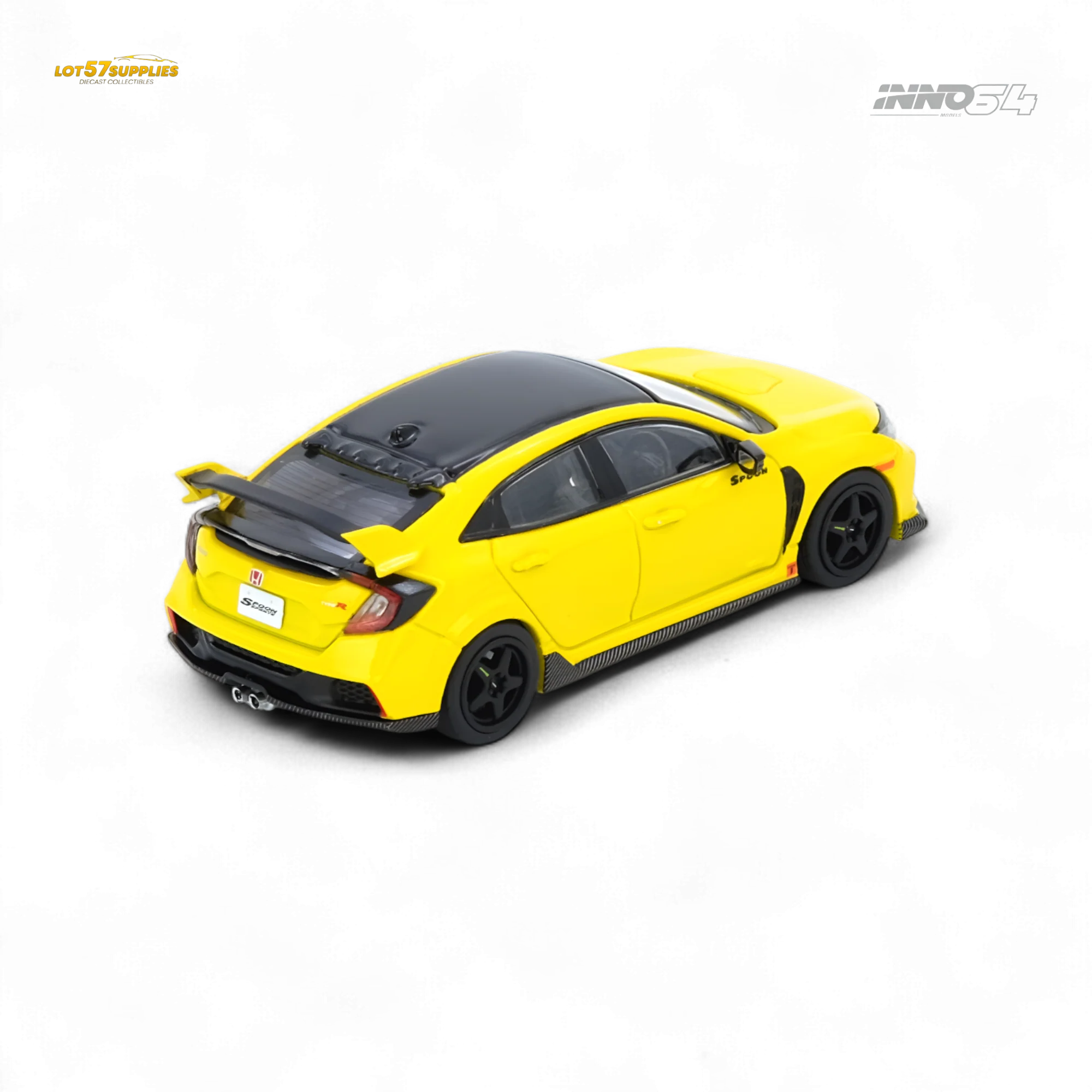 (Pre-Order) INNO64 Honda Civic Type-R FK8 Yellow 1:64 - Image 3