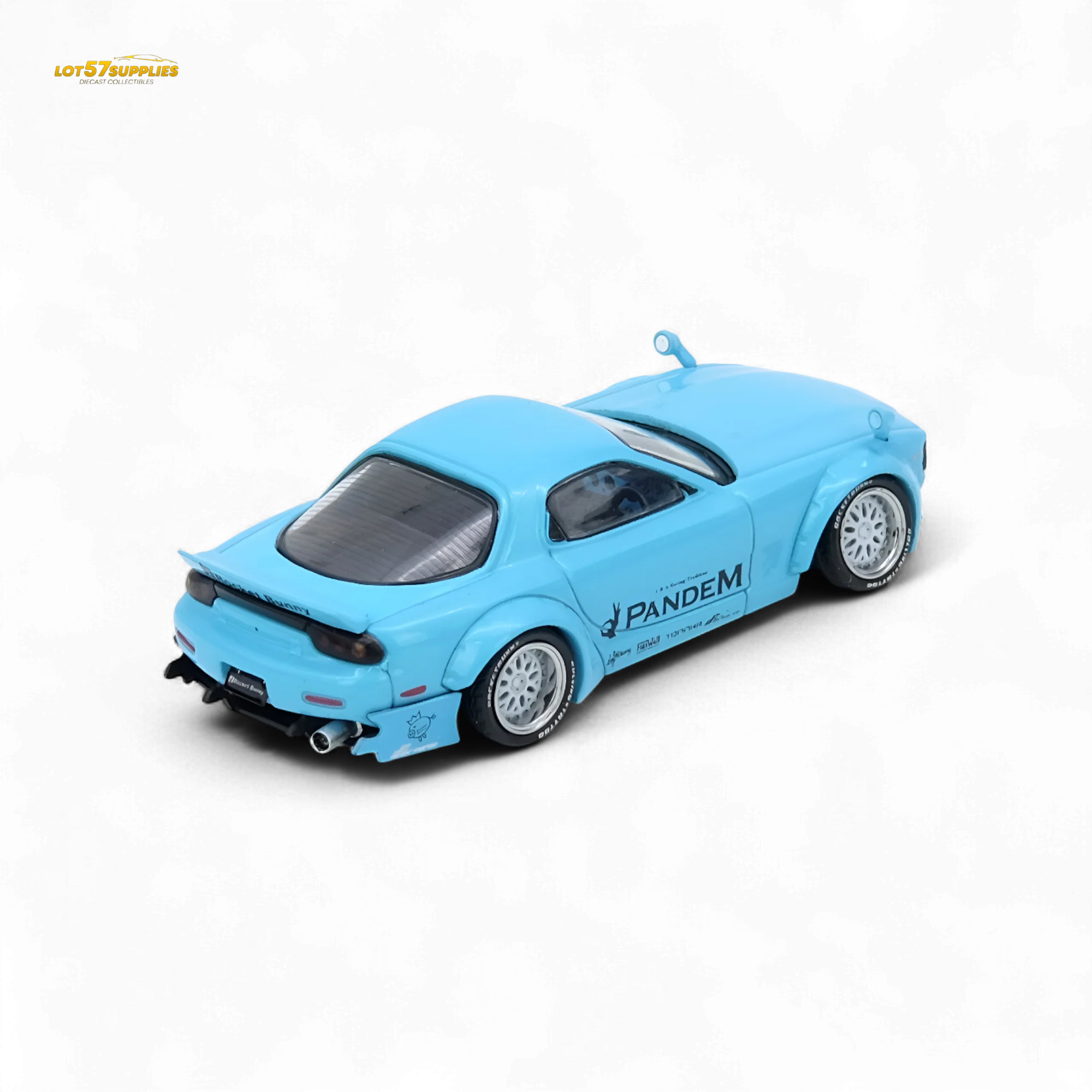 (Pre-Order) Inno64 Mazda RX7 FD3S Pandem Tiff Blue 1:64 - Image 2