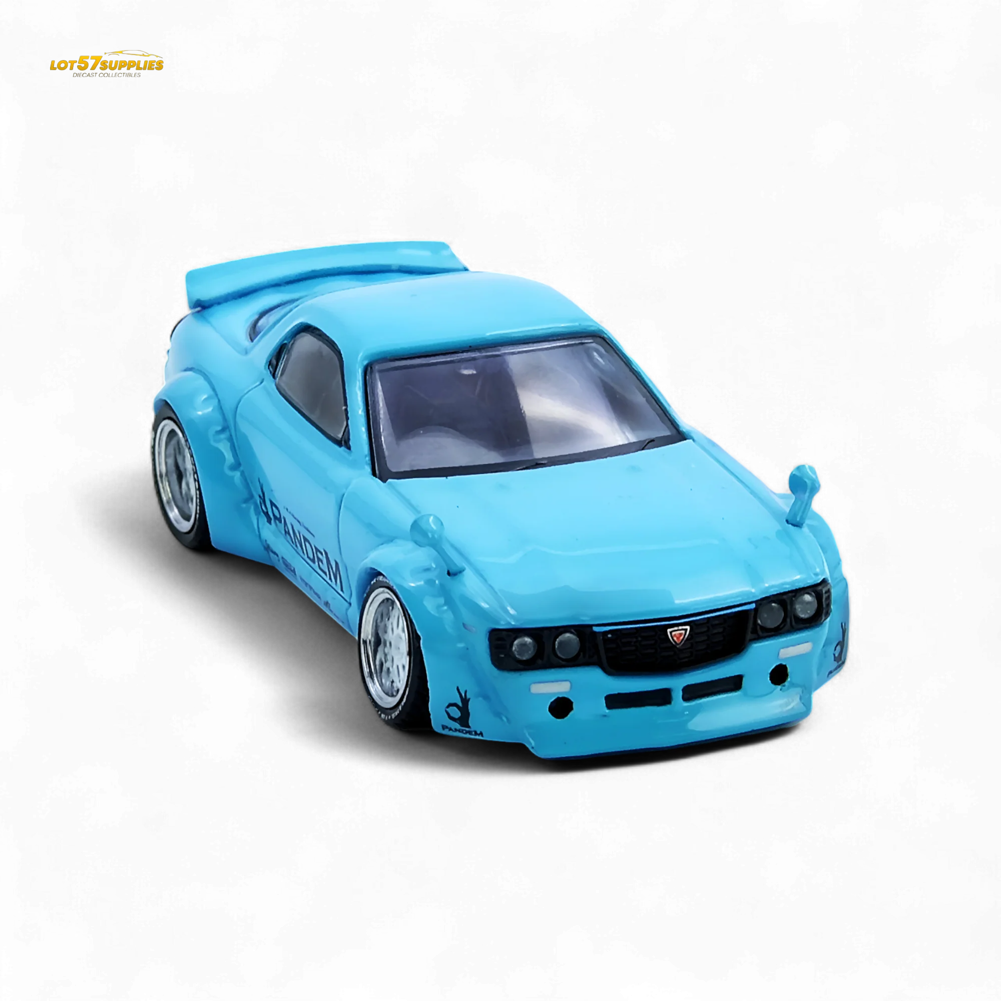 (Pre-Order) Inno64 Mazda RX7 FD3S Pandem Tiff Blue 1:64 - Image 3